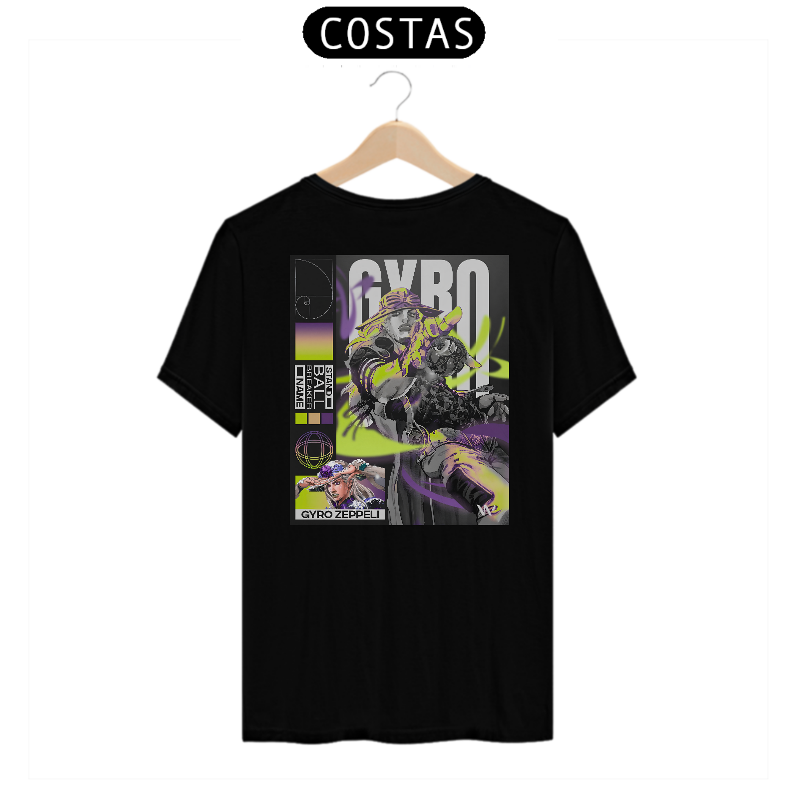 Camiseta Gyro | Steel Ball Run