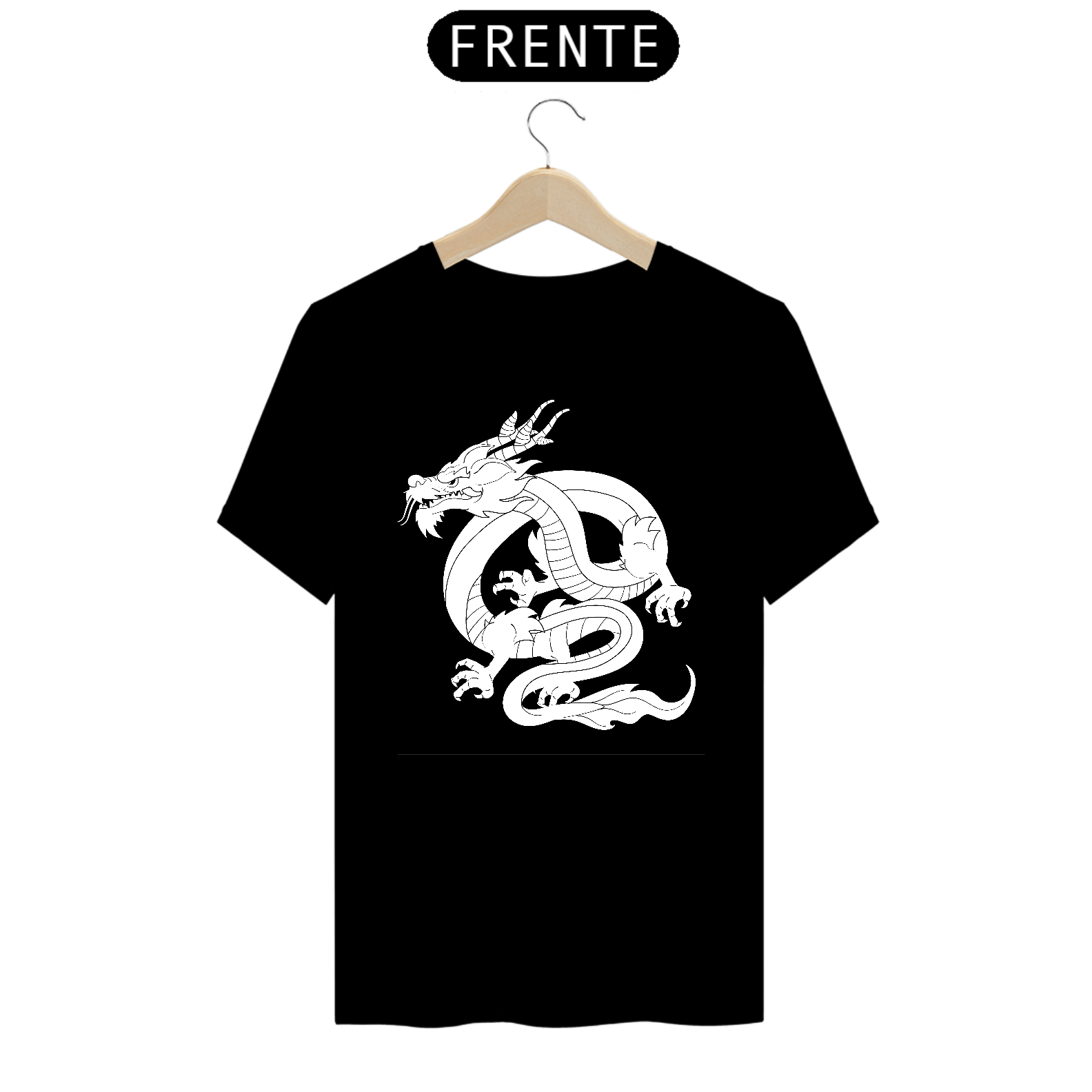 Nome do produto: Camiseta Premium Dragão Chinês