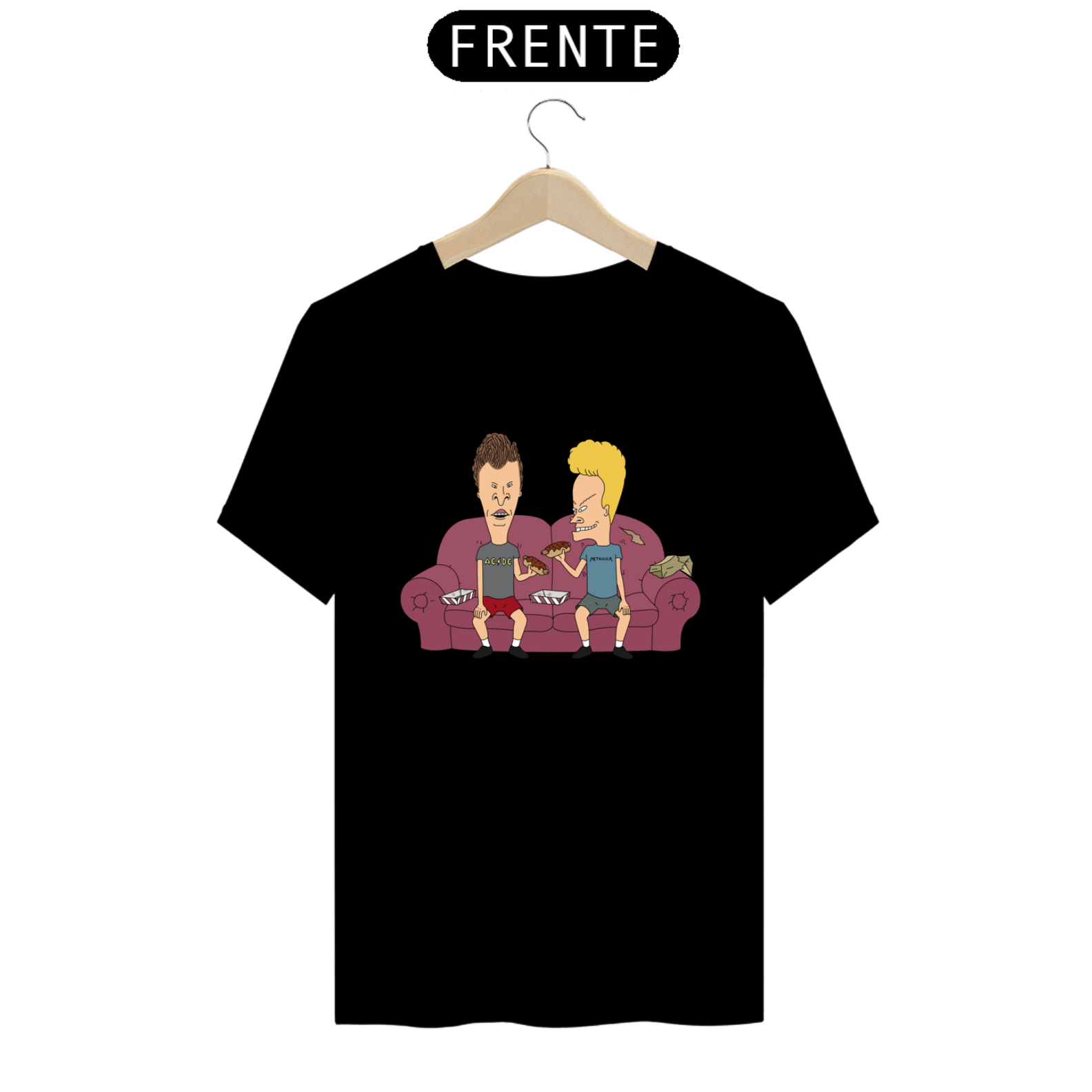 Nome do produto: Camiseta Premium Beavis & Butthead