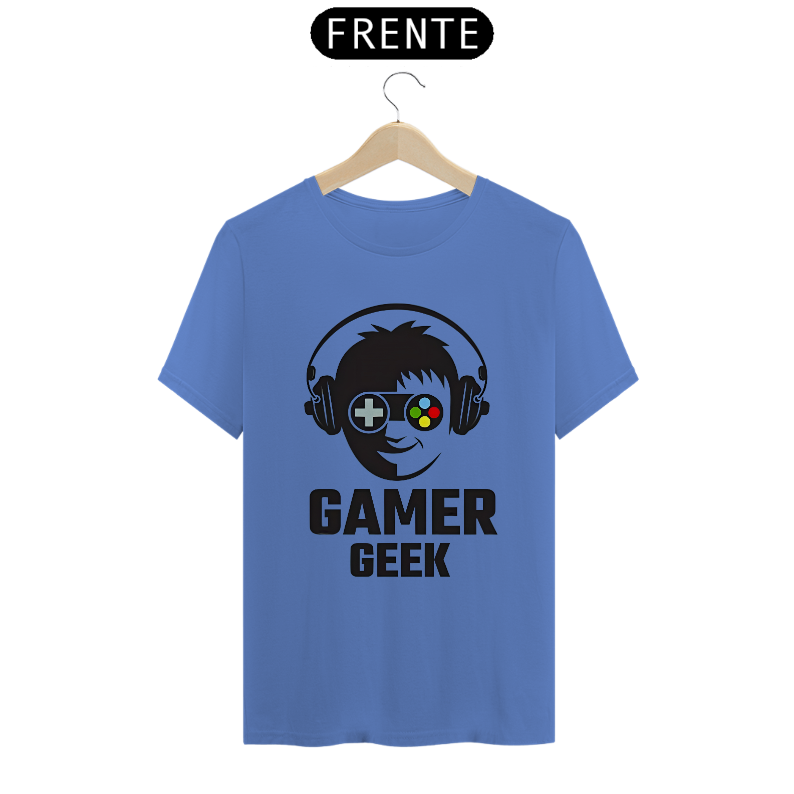 Nome do produto: Camisa Gamer Geek ON - Estonada