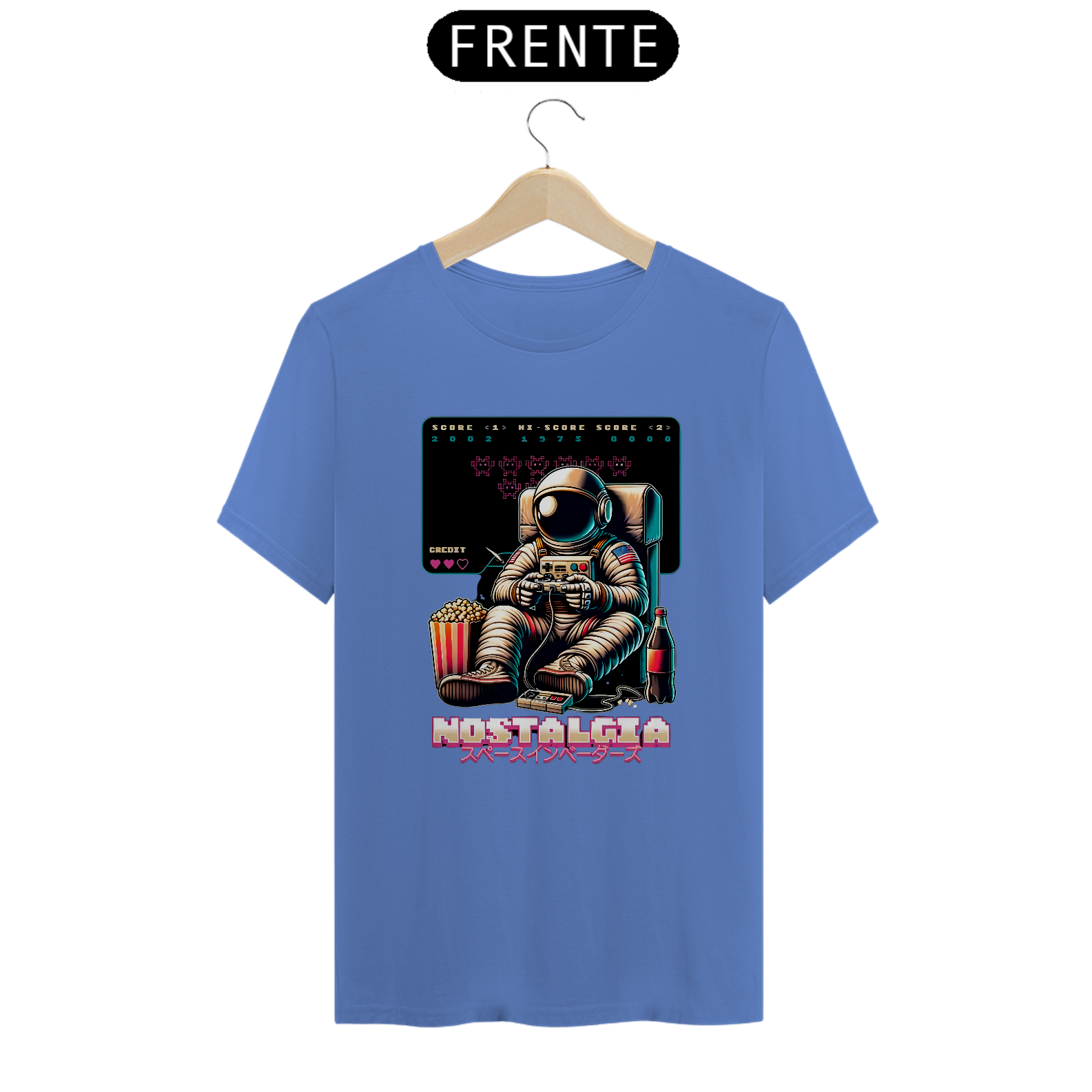 Nome do produto: Camisa Nostalgia Gamer - Estonada