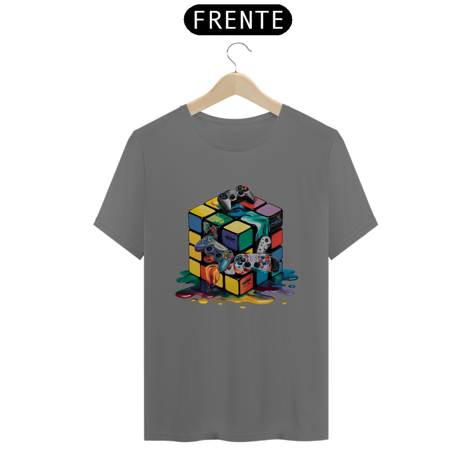 Nome do produto: Camisa Cubo Mágico Gamer - GM004