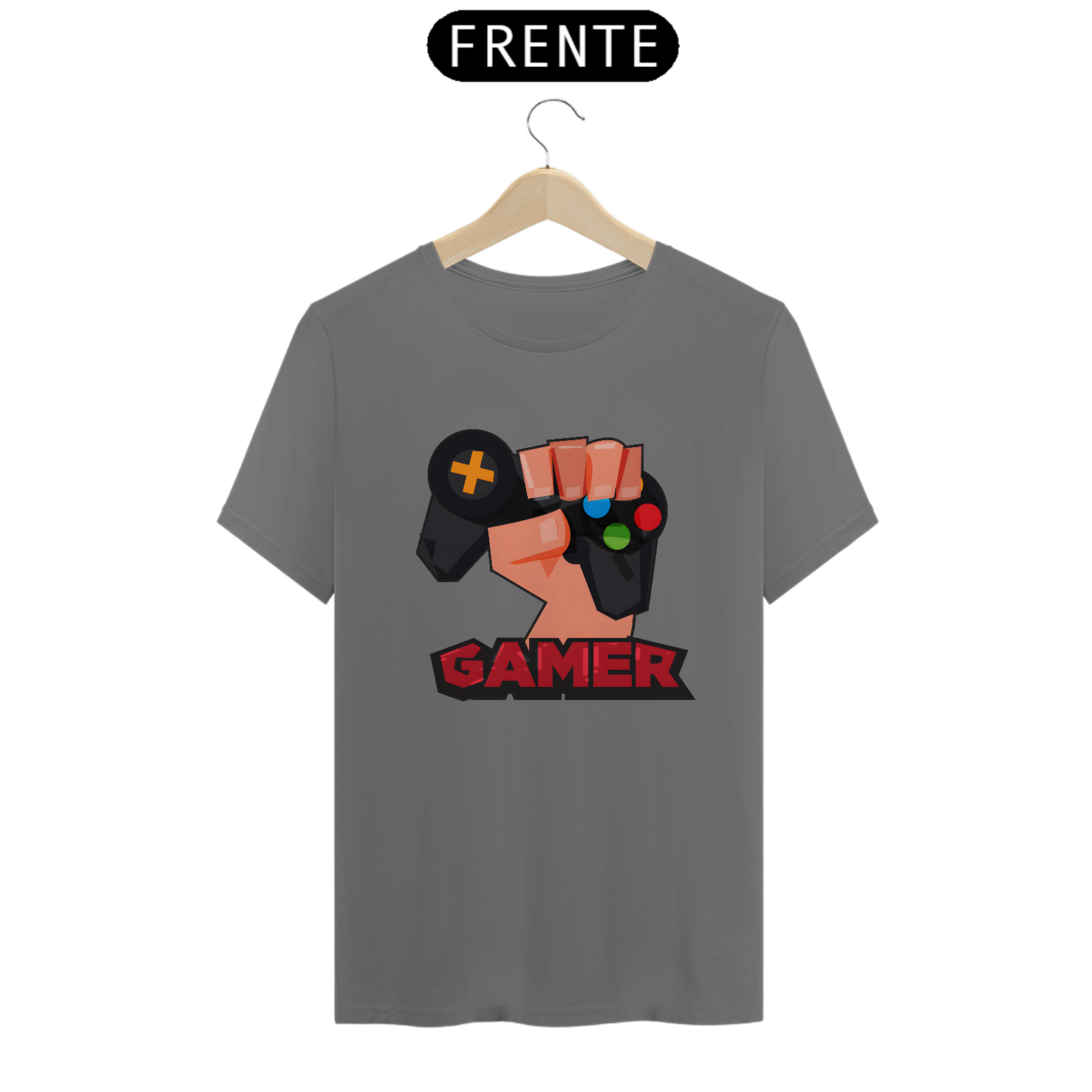 Nome do produto: Camiseta Estonada Controle Gamer - GM010