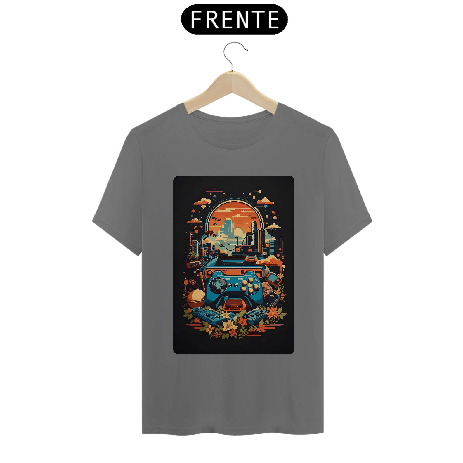 Nome do produto: Camisa Gamer Joystick - Estonada