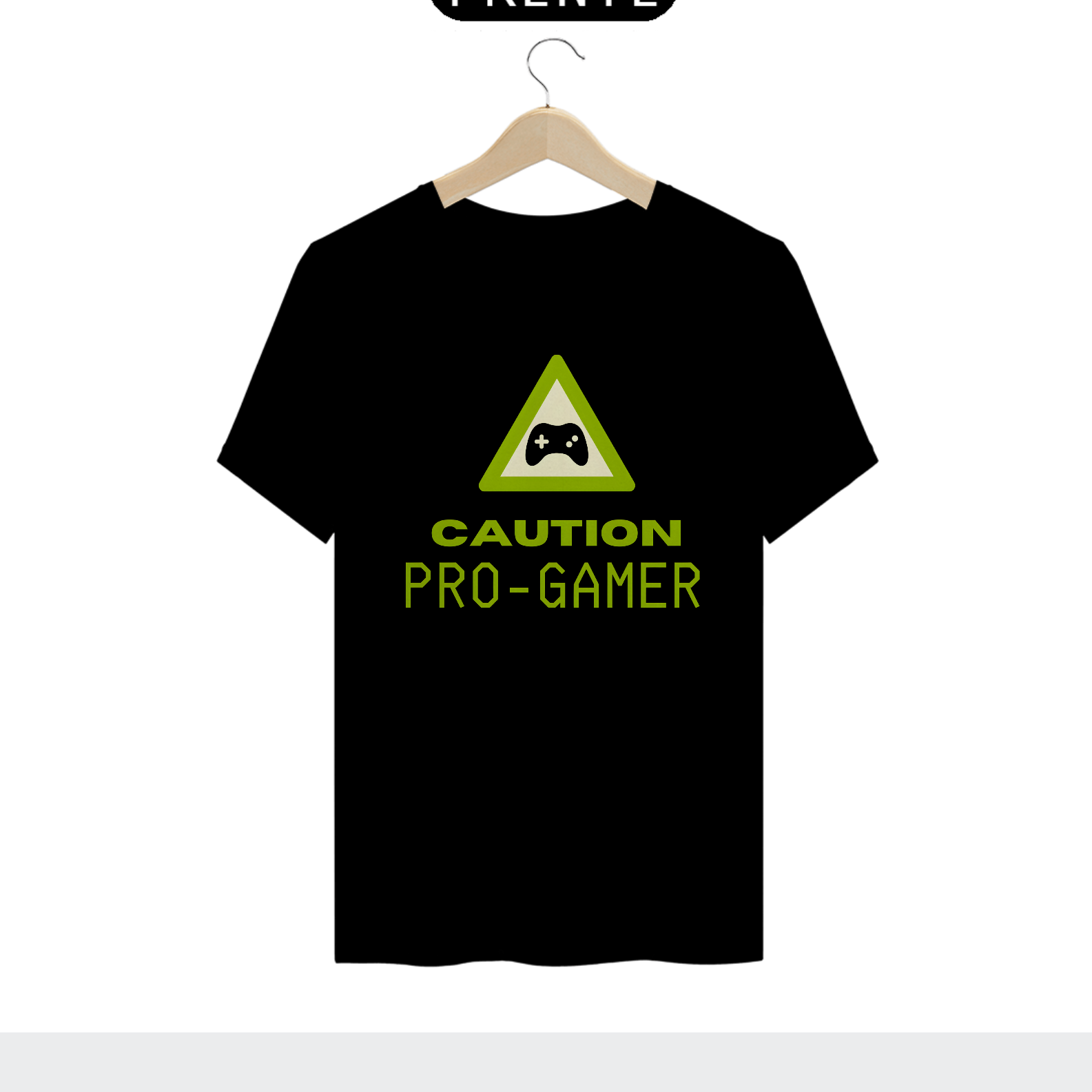 Nome do produto: Camisa Caution Pro-Gamer