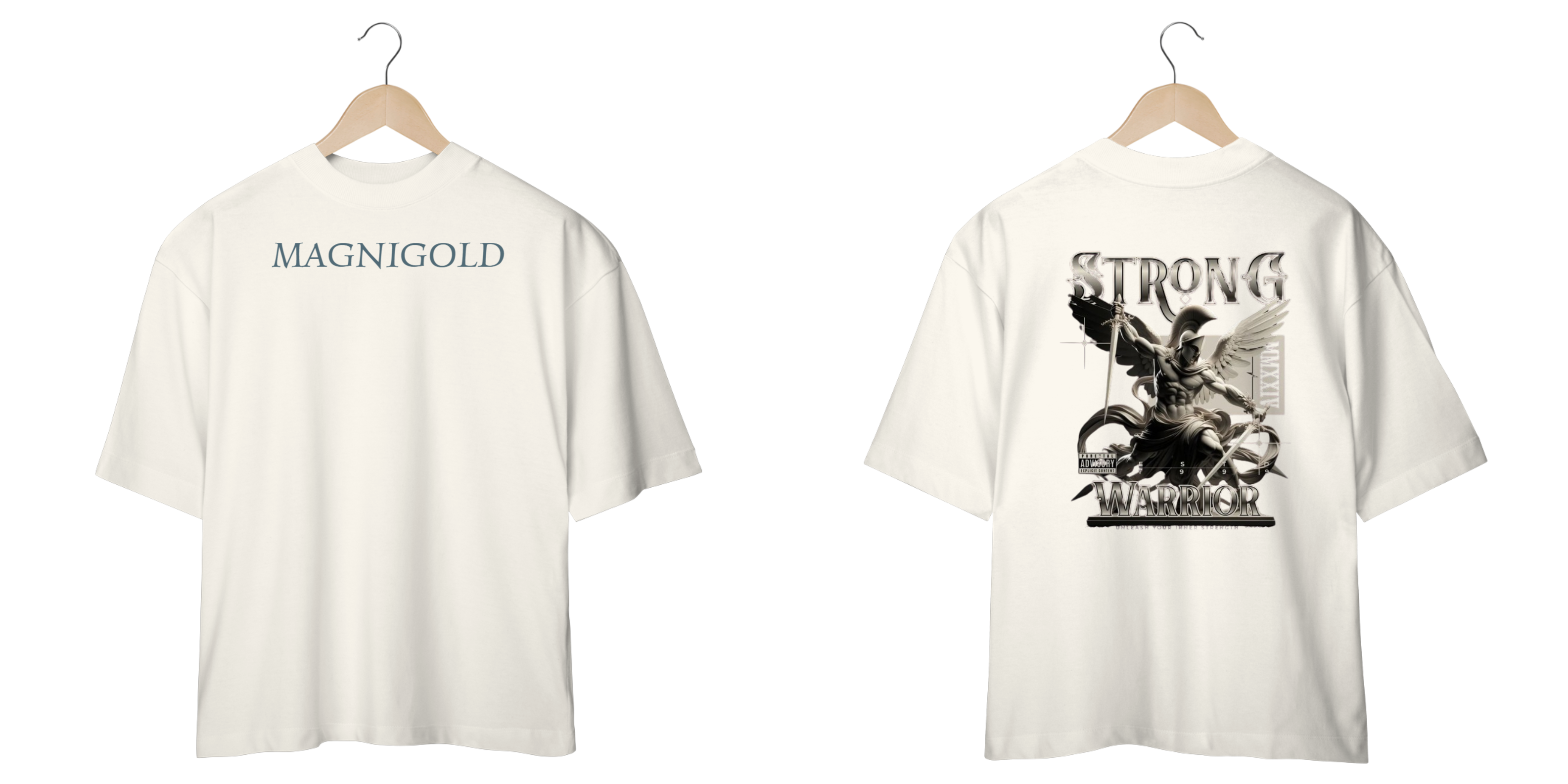 Nome do produto: Camiseta Oversized Magnigold Strong 