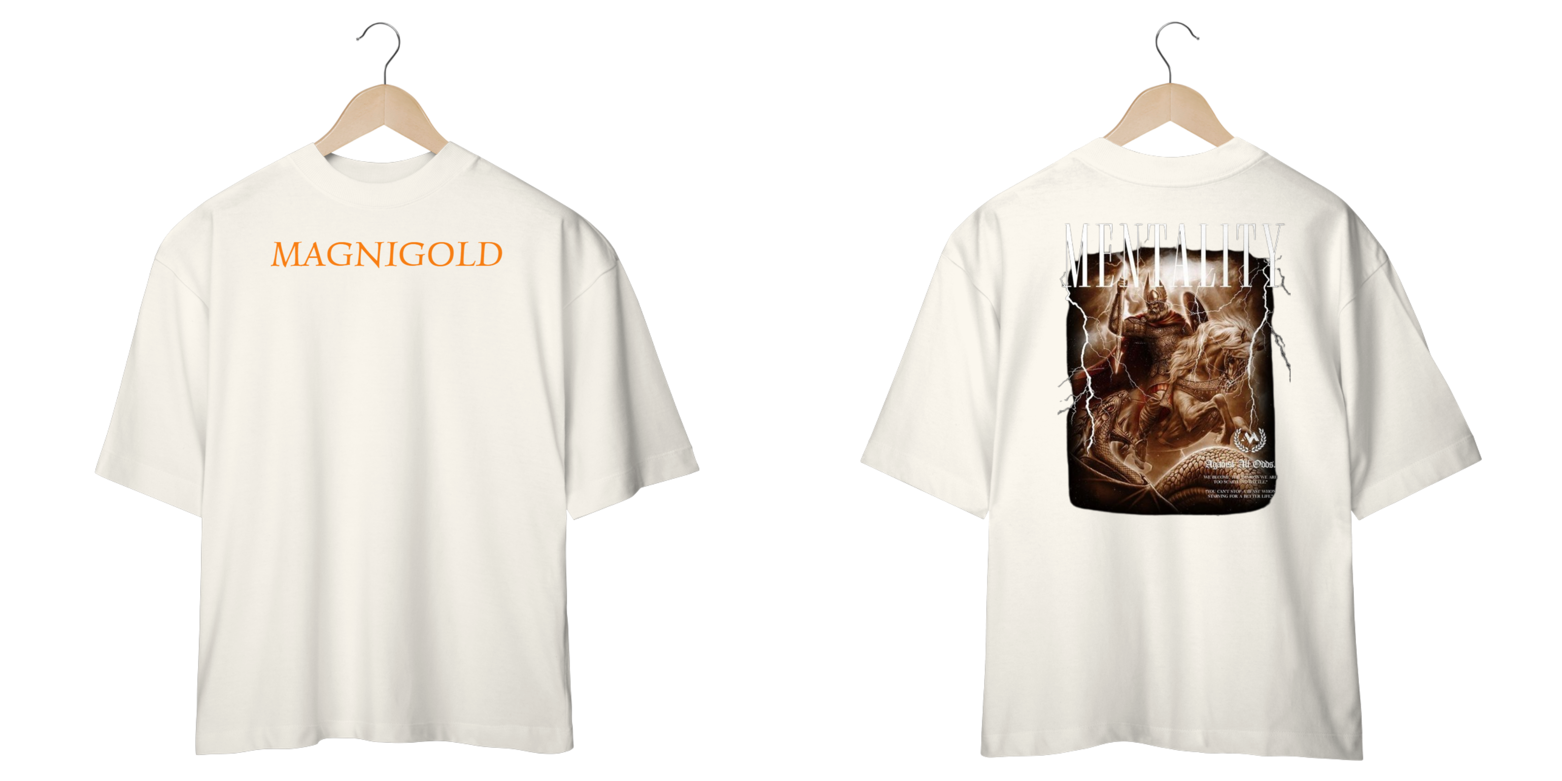 Nome do produto: Camiseta Oversized Magnigold Mentality