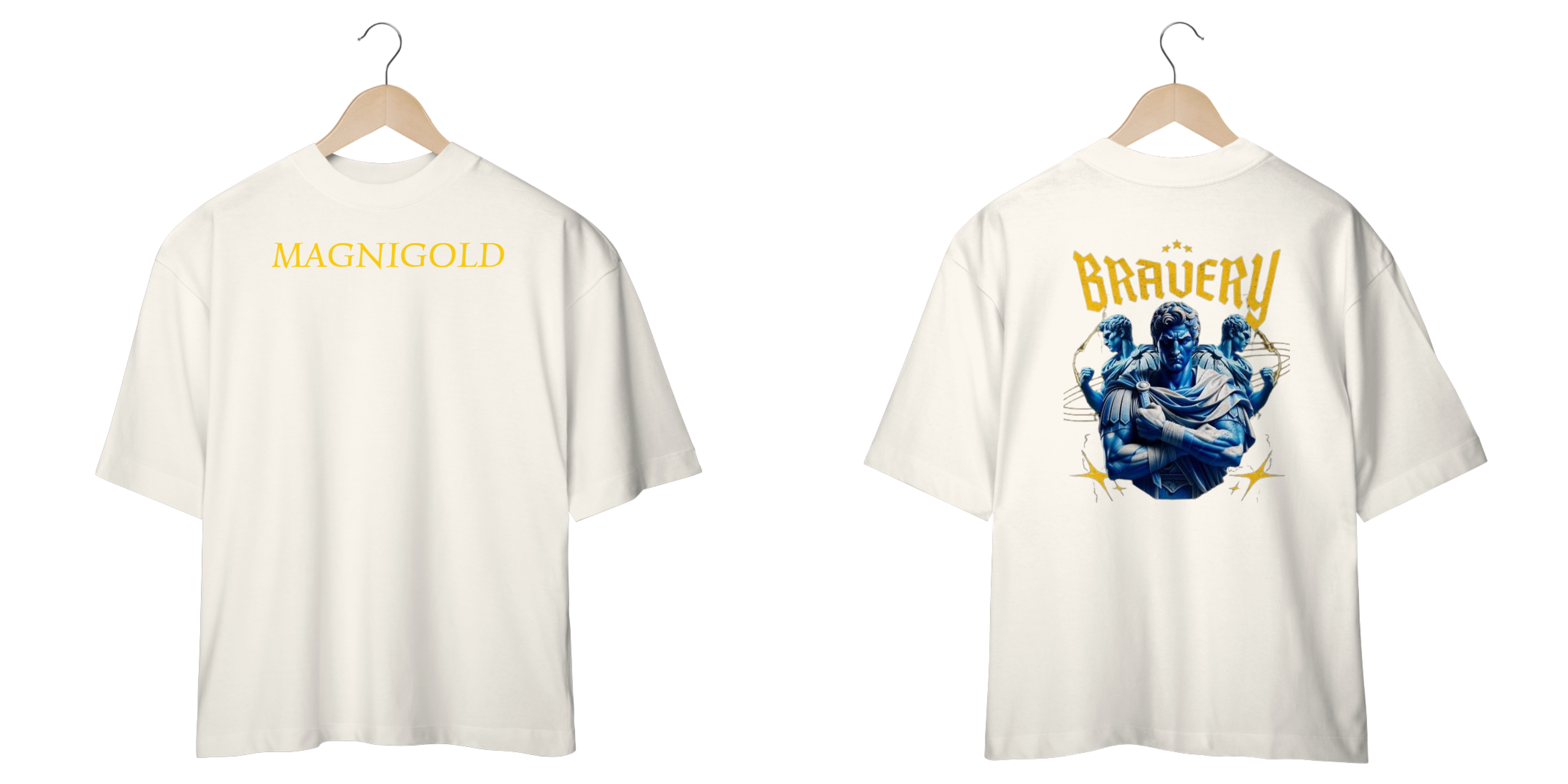 Nome do produto: Camiseta Oversized Magnigold Bravery