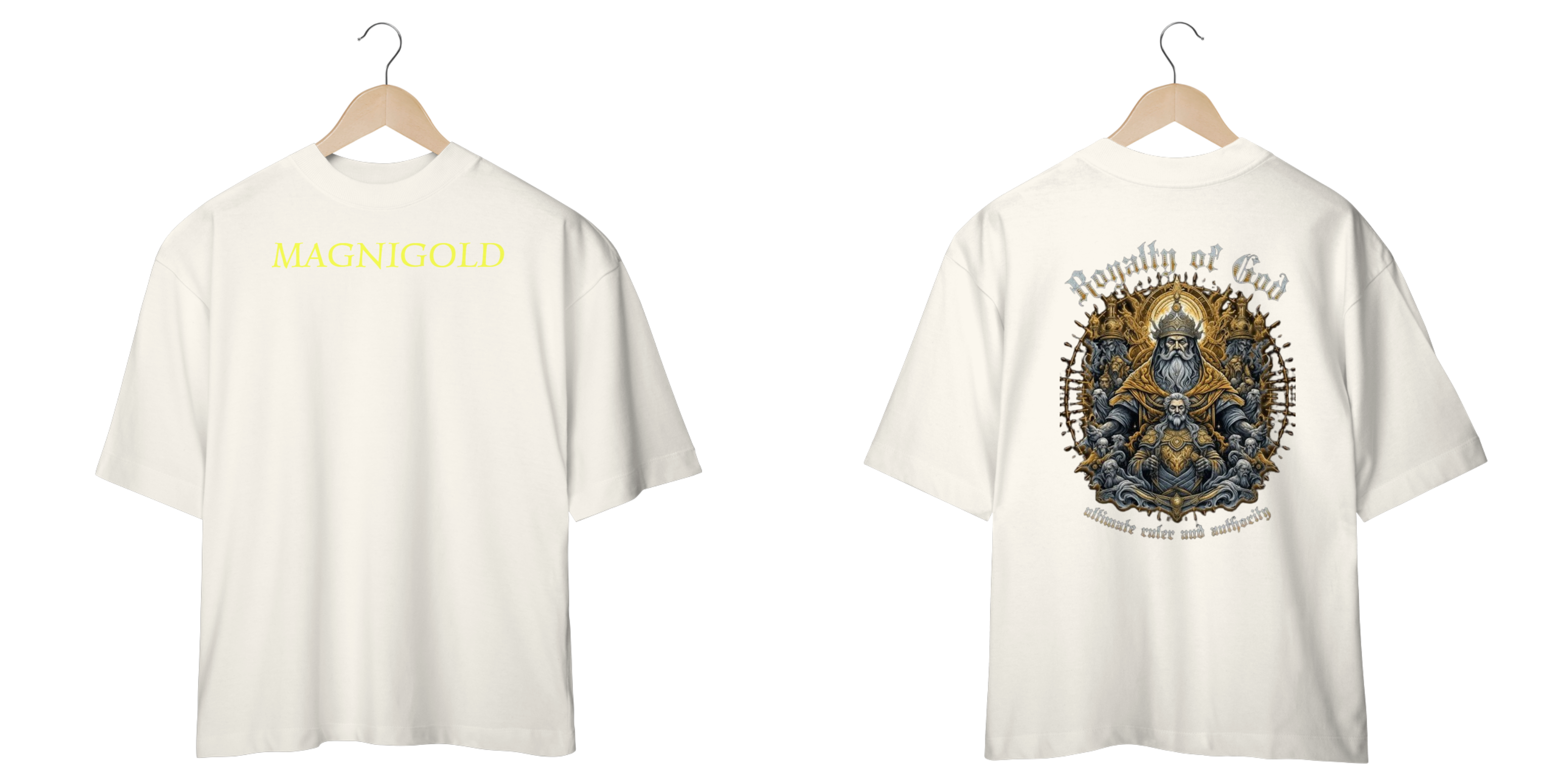 Nome do produto: Camiseta Oversized Magnigold ROYALTY