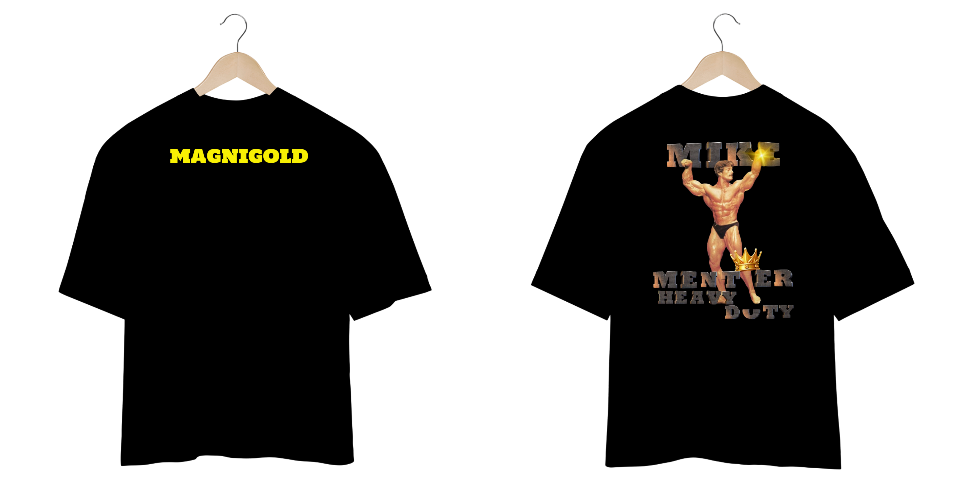 Nome do produto: Camiseta Oversized Magnigold Mike Mentzer