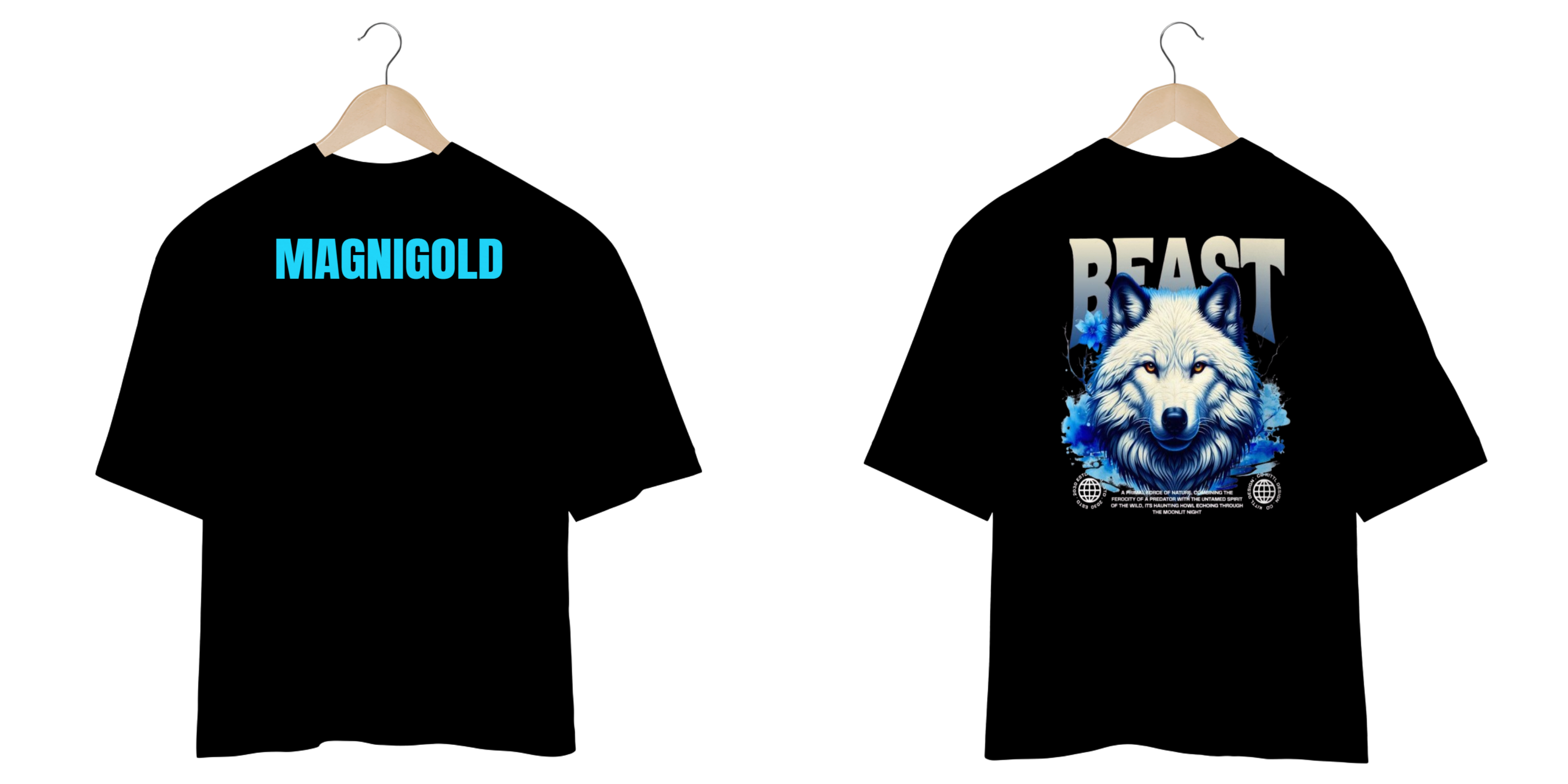 Nome do produto: Camiseta Oversized Magnigold BEAST