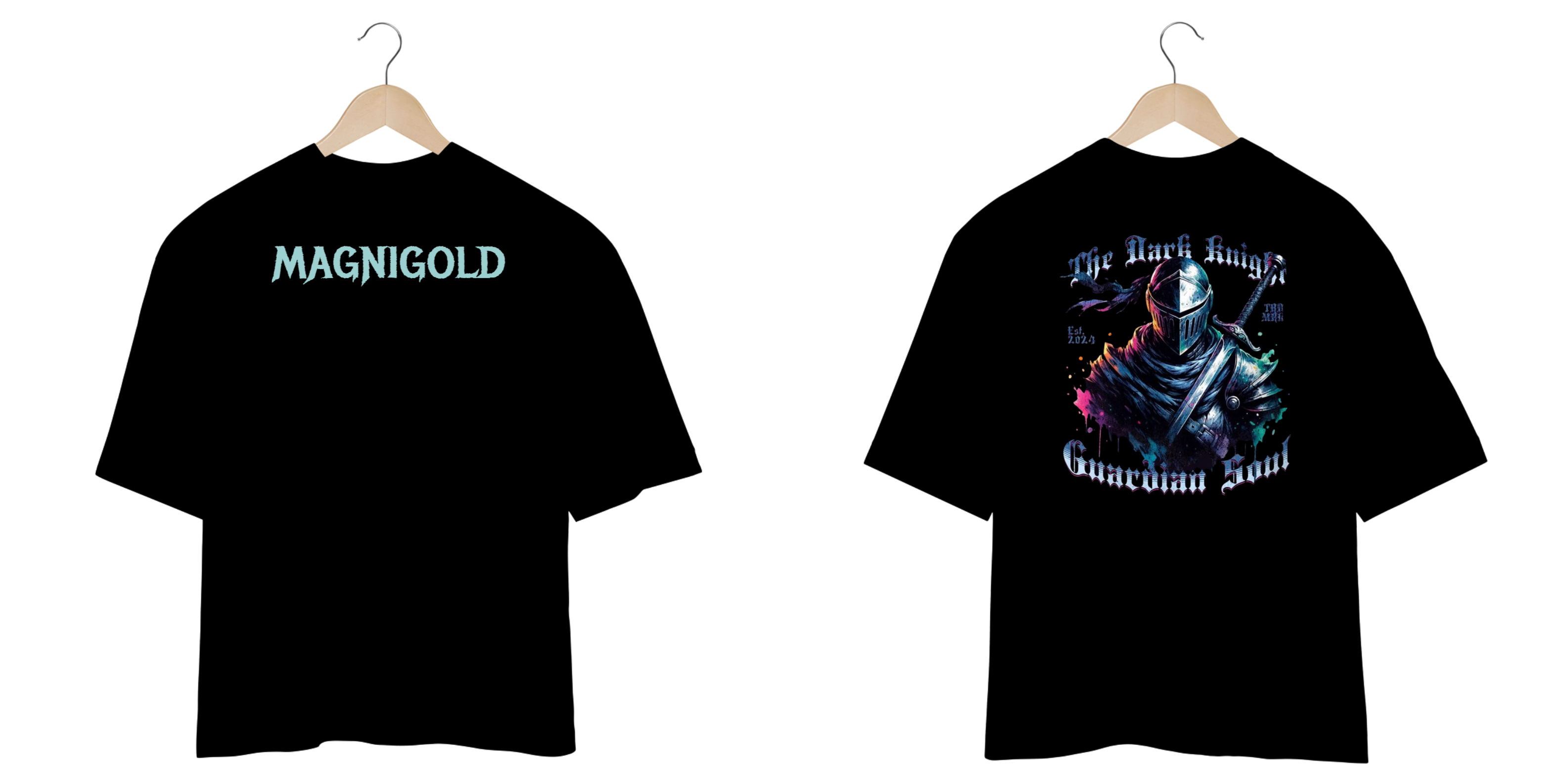 Nome do produto: Camiseta Oversized Magnigold THE DARK