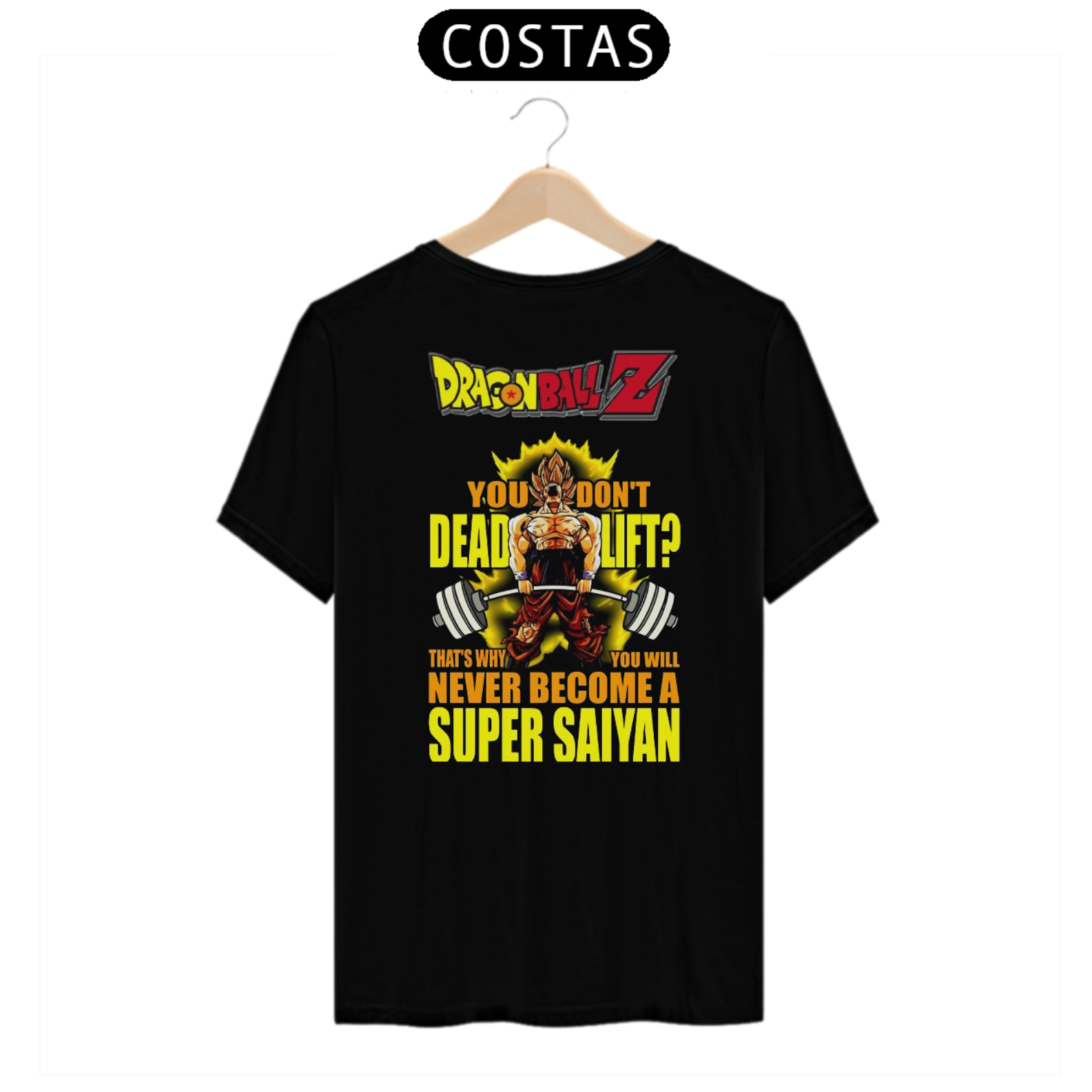 Nome do produto: CAMISA PIMA UNISSEX DRAGON BALL Z GYM