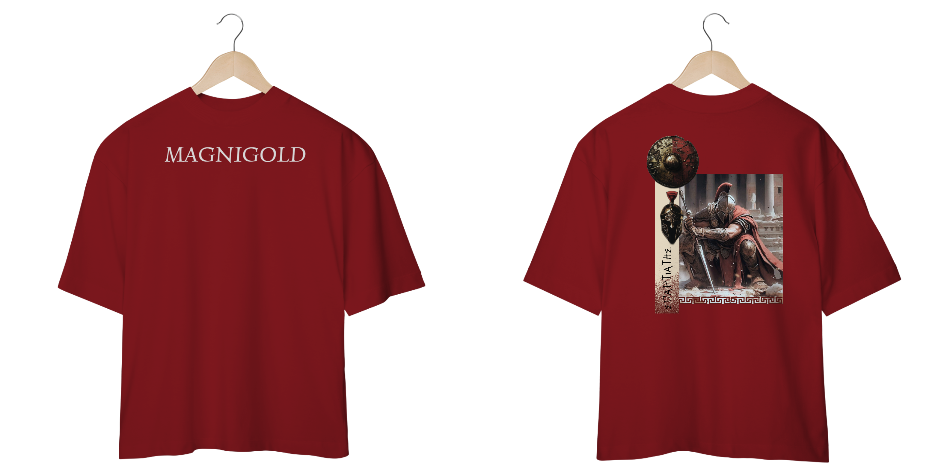 Nome do produto: Camiseta Oversized Magnigold Espartano