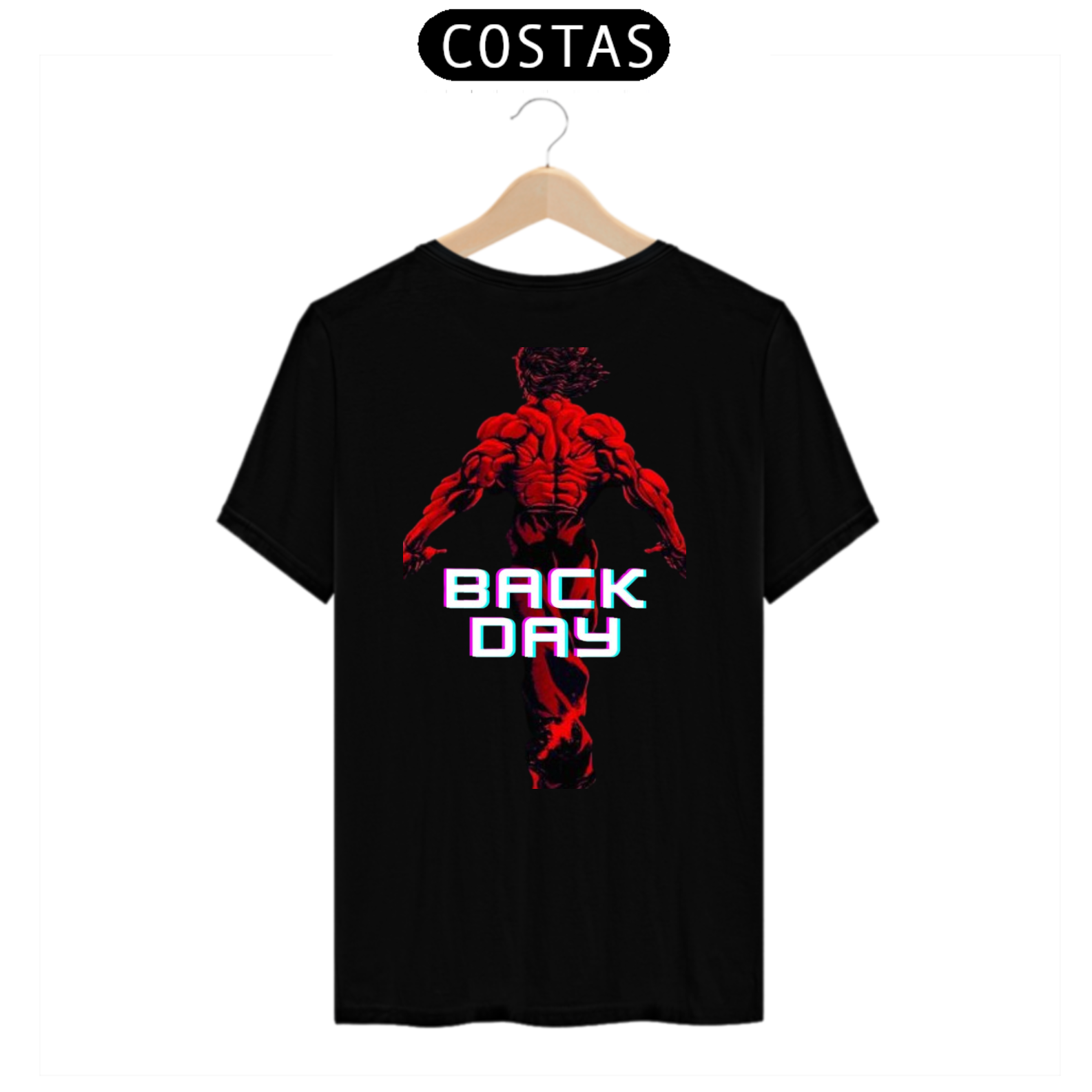Nome do produto: Camiseta Yujiro Hanma back day(estampa costas)