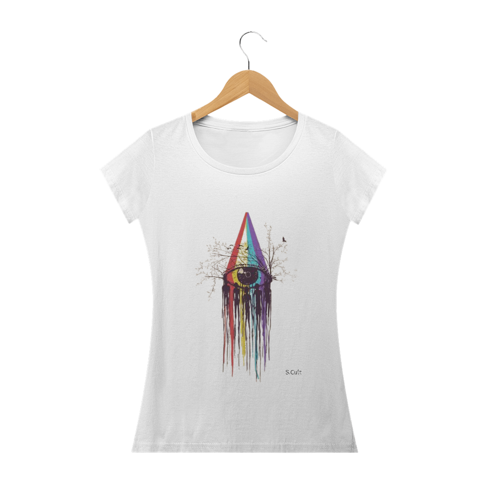 Nome do produto: Baby Long - Coleção Estampa Psicodélica - O Olho que tudo vê.