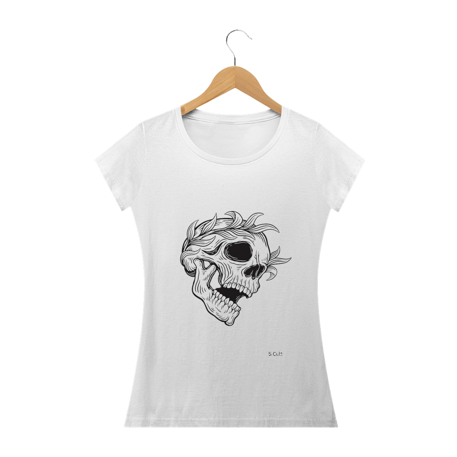 Nome do produto: Baby Long - Coleção Estampas Caveiras- Caveira Romana 