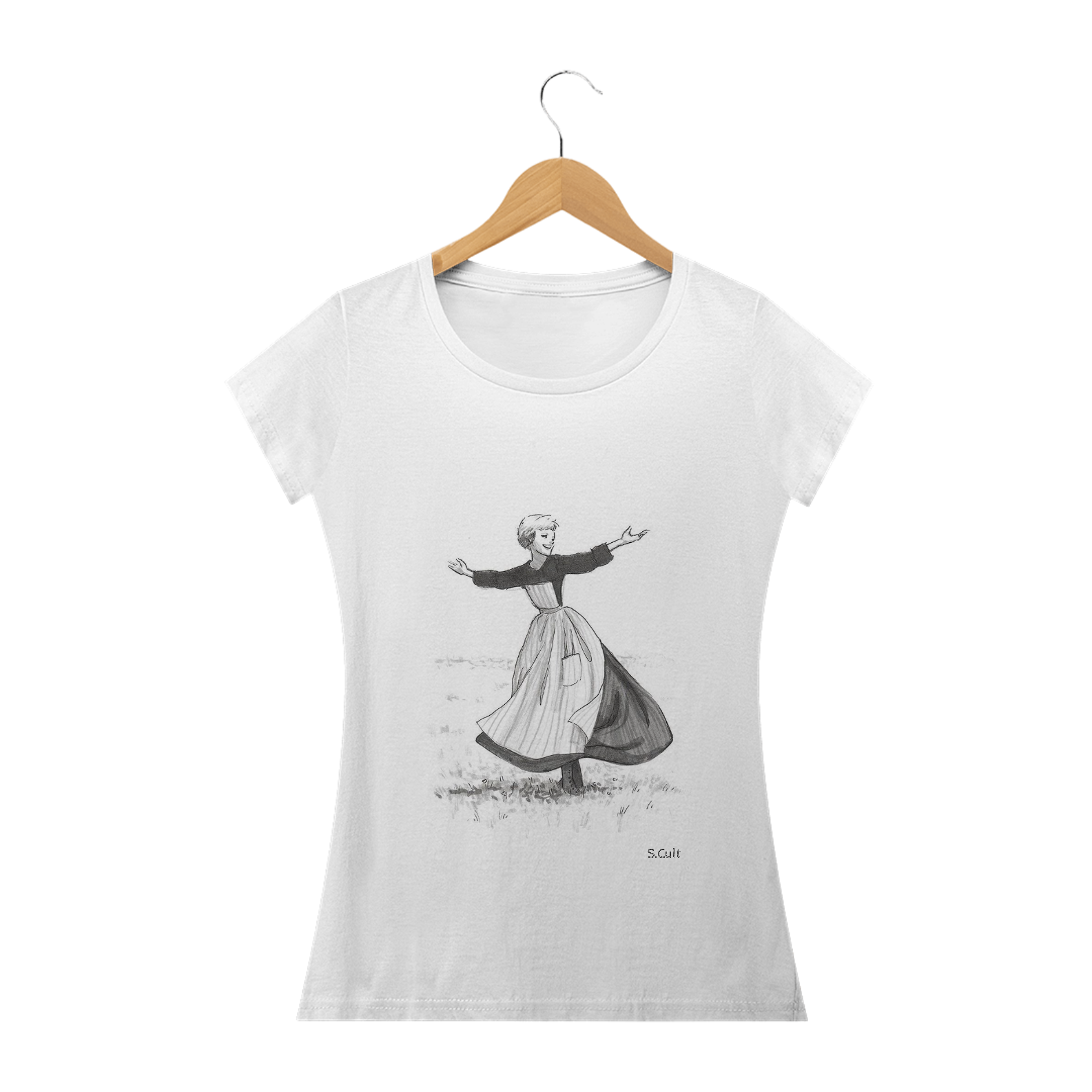 Nome do produto: Baby Long- Coleção Cinema - Estampa A Noviça rebelde