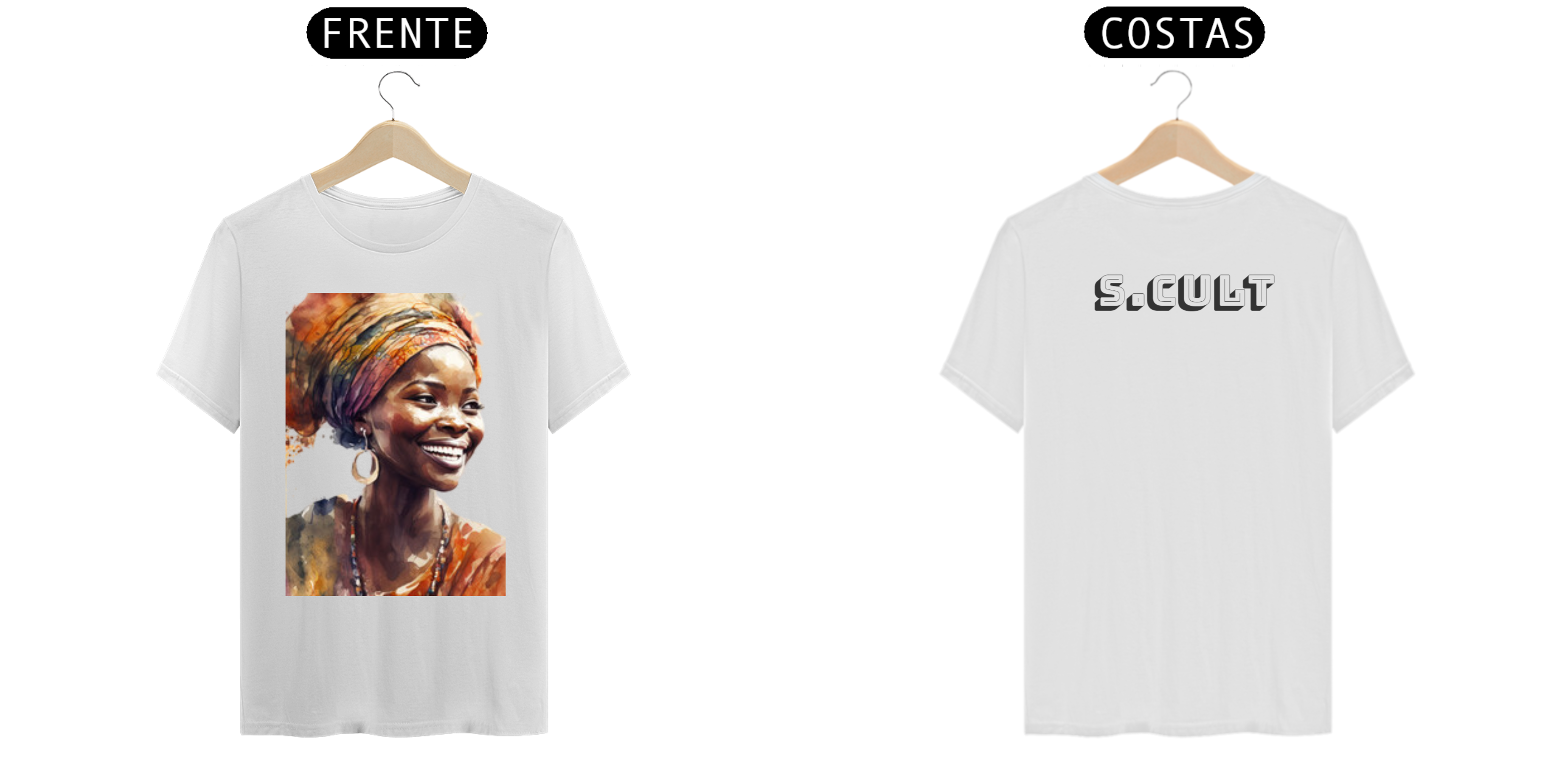 Nome do produto: T-Shirt Prime - Coleção Etnias- Africanas
