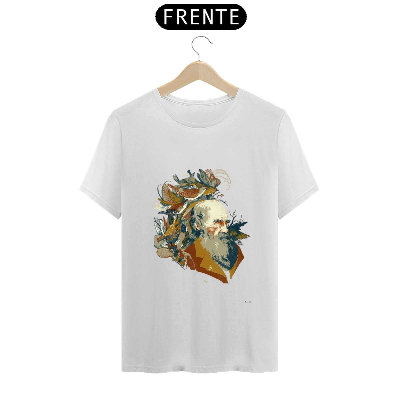 Nome do produto: T-Shirt Prime - Coleção cientista maluco - Galileu Galilei