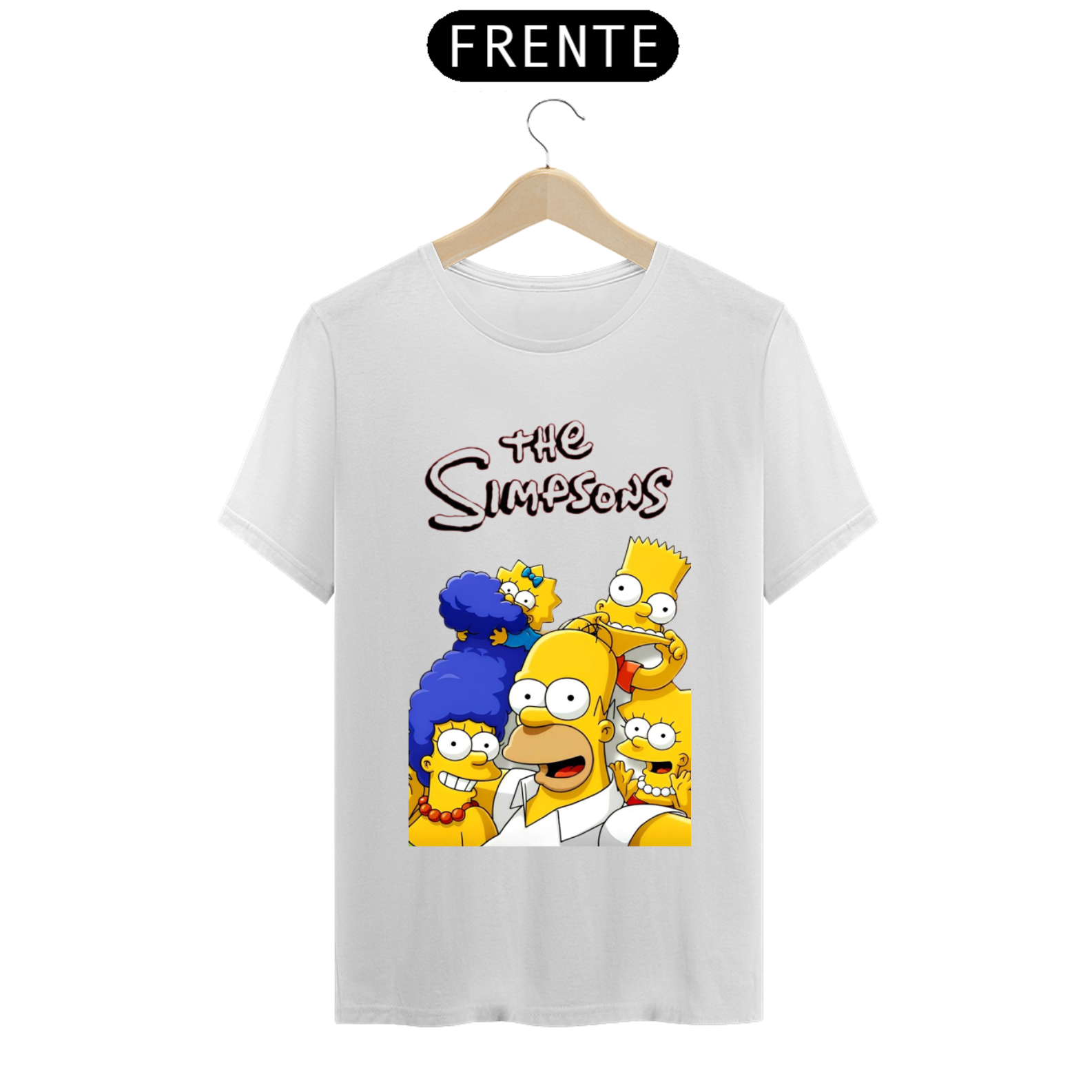 Nome do produto: T.Shirt Prime - Coleção The Simpsons - The Simpsons Family 