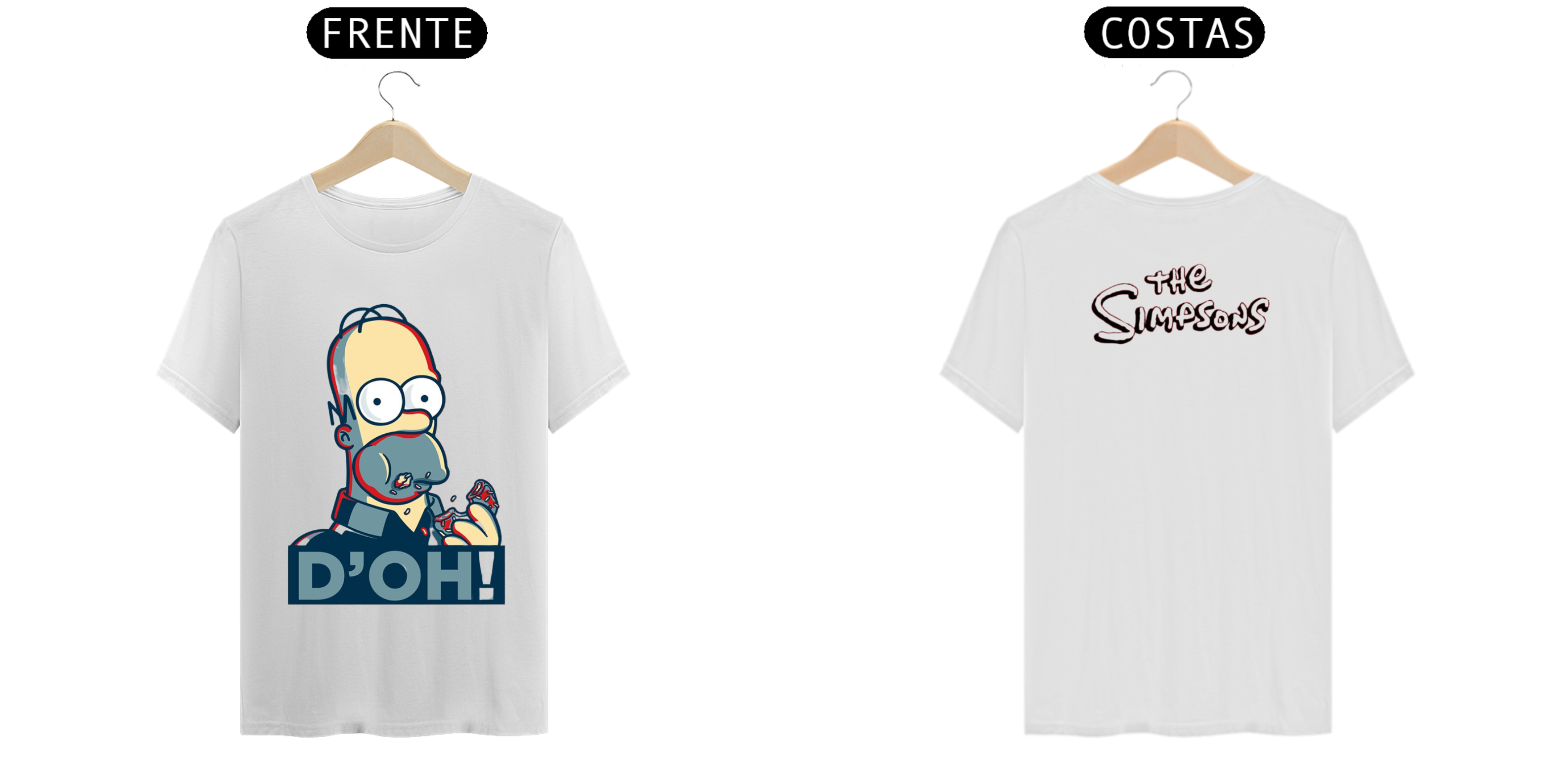 Nome do produto: T.Shirt Prime - Coleção The Simpsons - Homer Simpson \