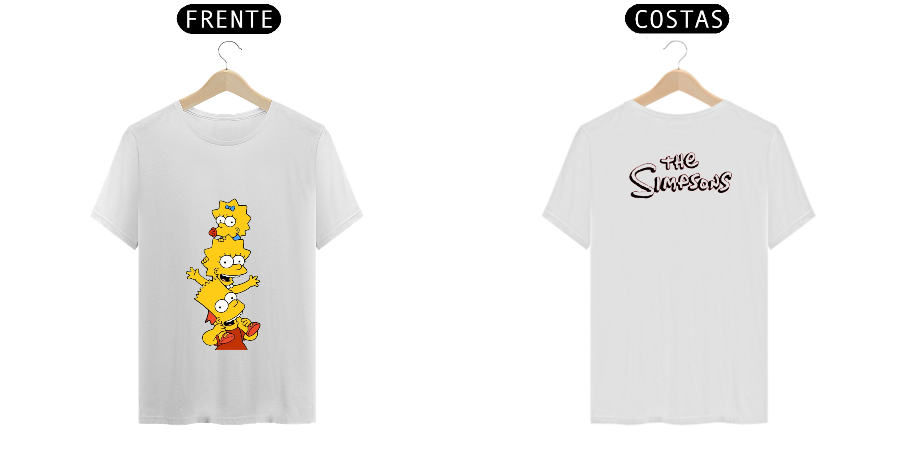 Nome do produto: T.Shirt Prime - Coleção The Simpsons - Irmãos 