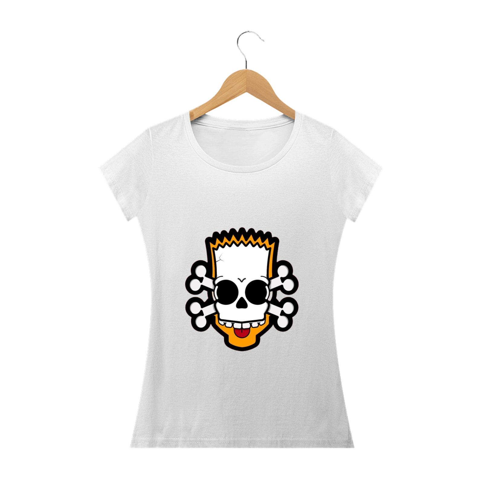 Nome do produto: Baby Long Prime - Coleção The Simpsons - Estampa Bart Caveira