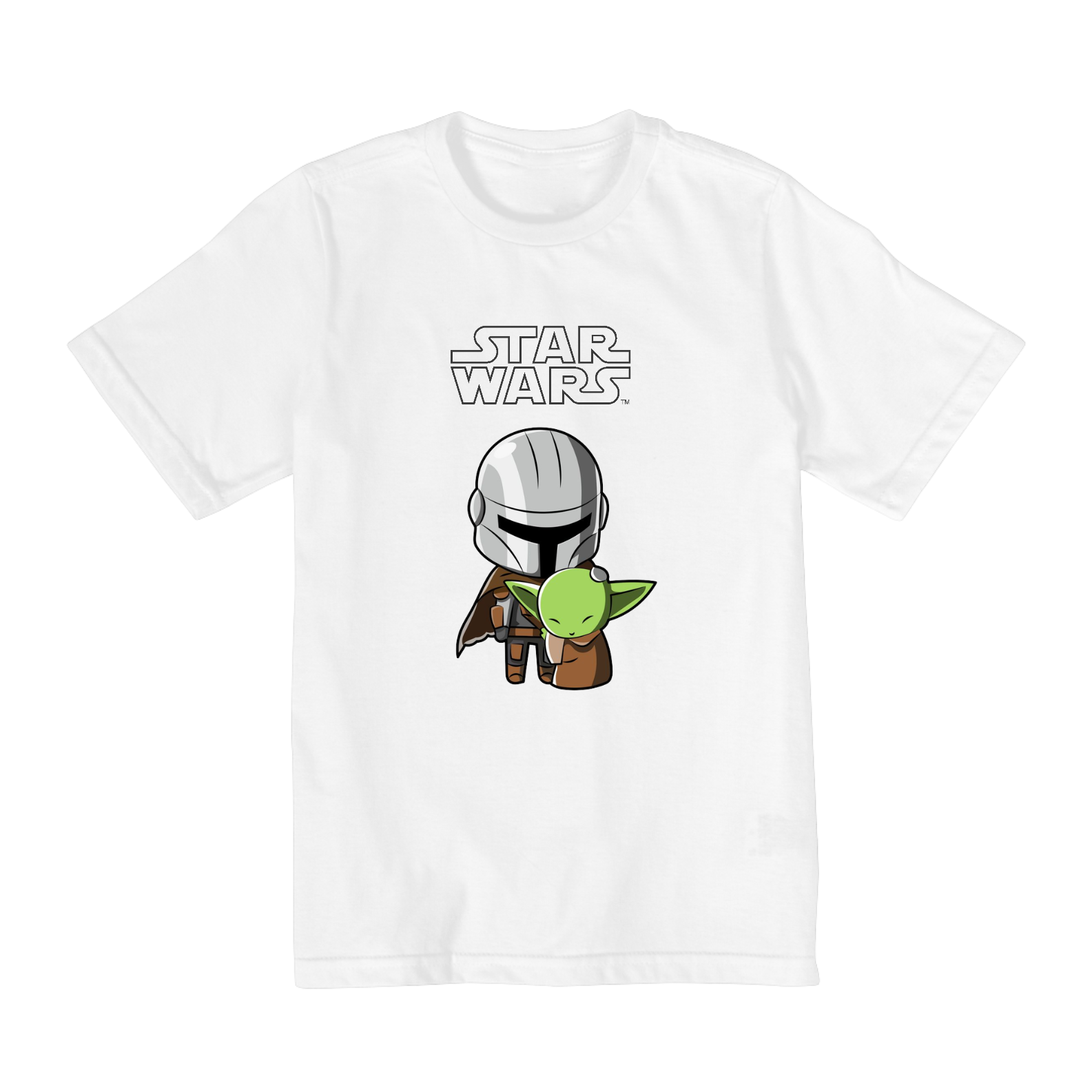 Nome do produto: Coleção Star Wars - Camiseta infantil 02 a 08 anos - Yoda e 