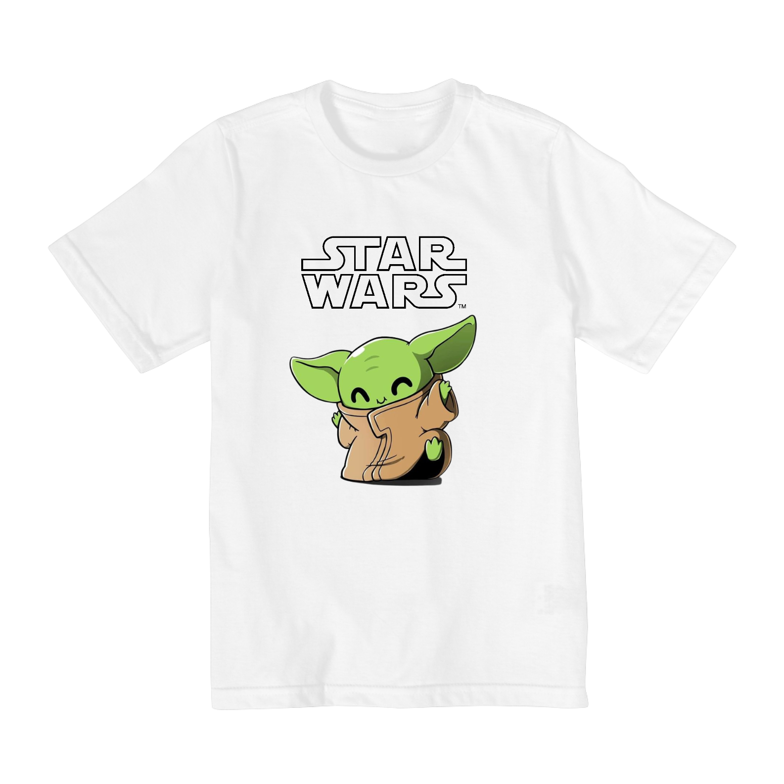Nome do produto: Coleção Star Wars - Camiseta infantil 10 a 14 anos - Yoda