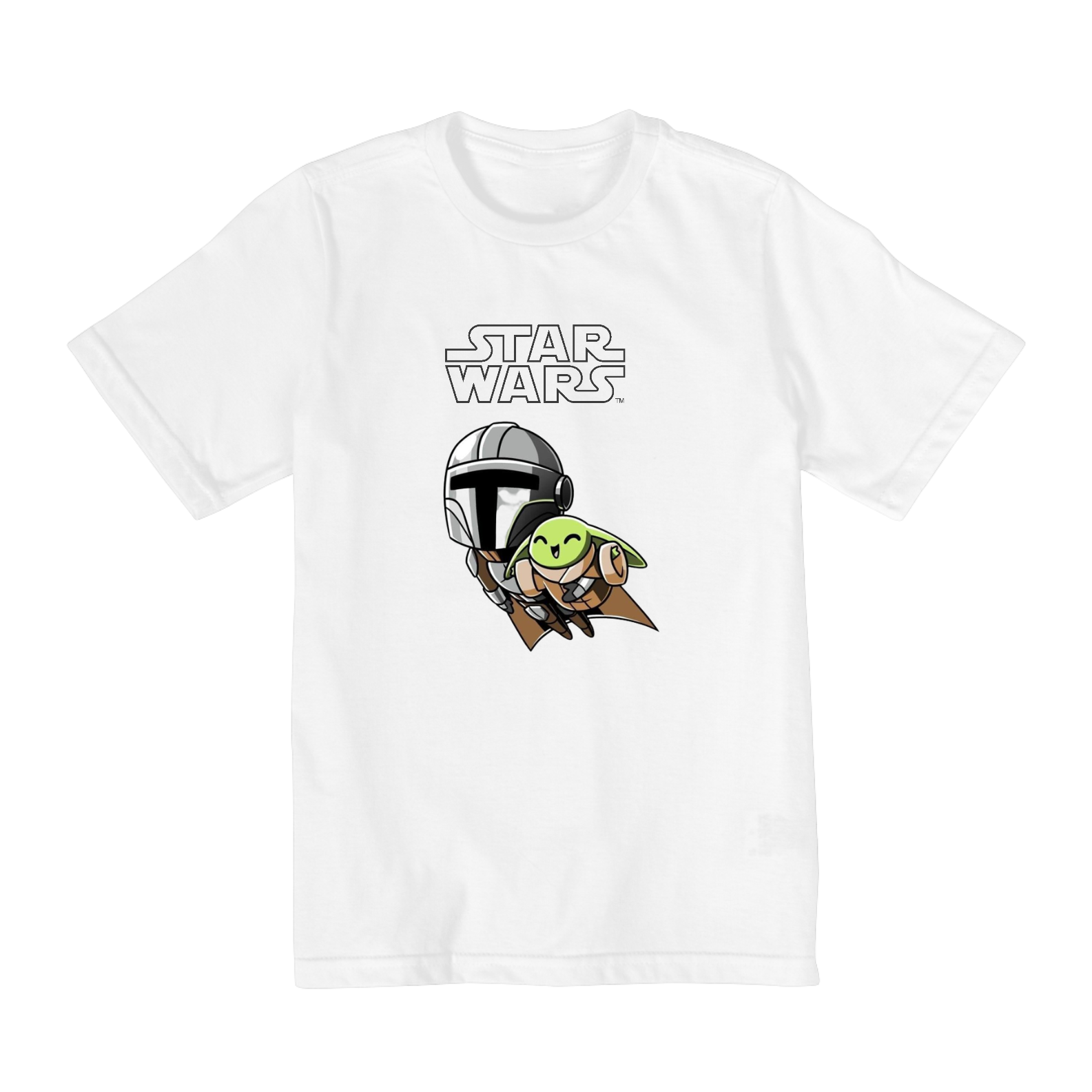 Nome do produto: Coleção Star Wars - Camiseta infantil 10 a 14 anos -