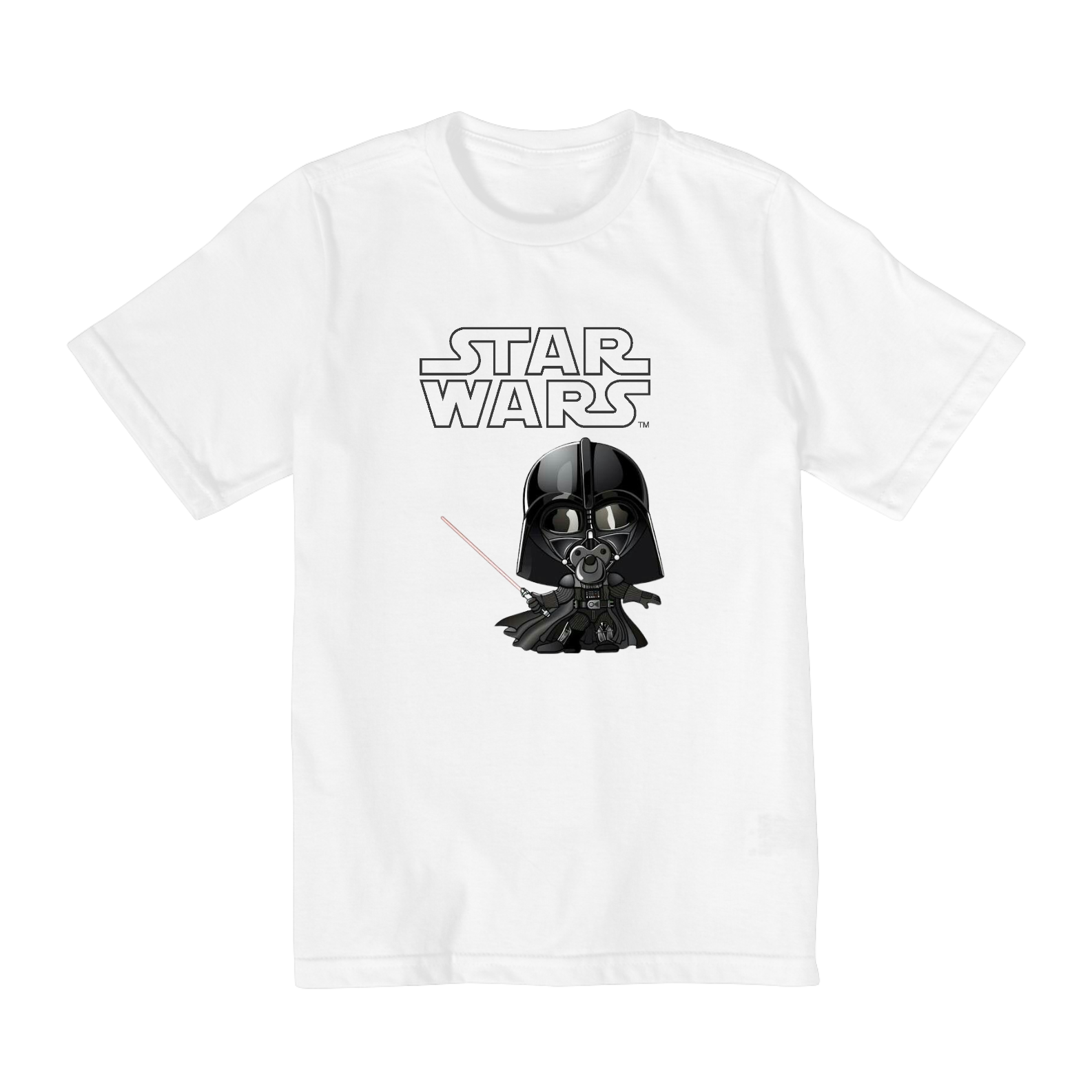 Nome do produto: Coleção Star Wars - Camiseta infantil 10 a 14 anos -