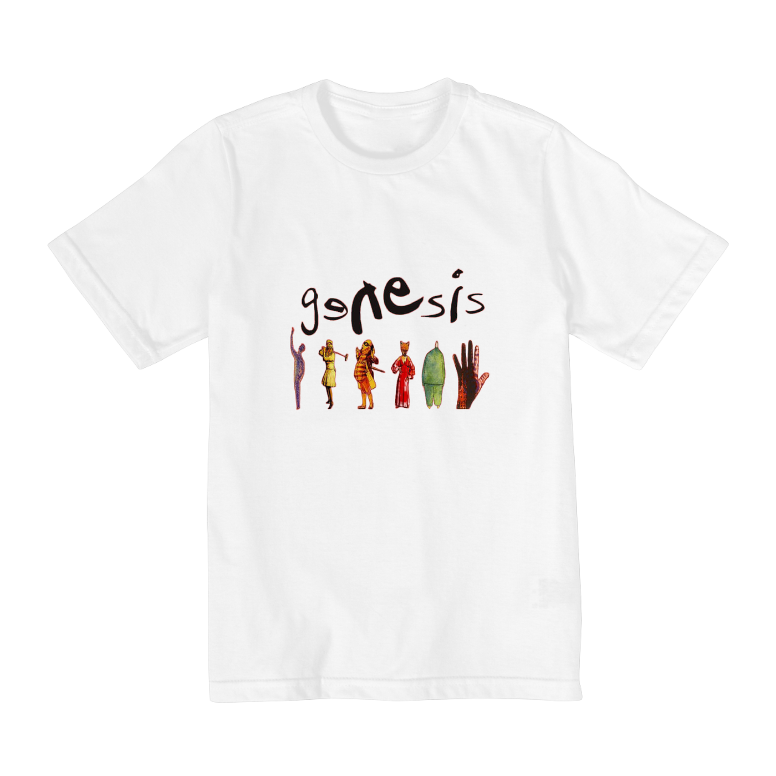 Nome do produto: Camiseta Infantil 02 a 08 anos - Bandas - Genesis
