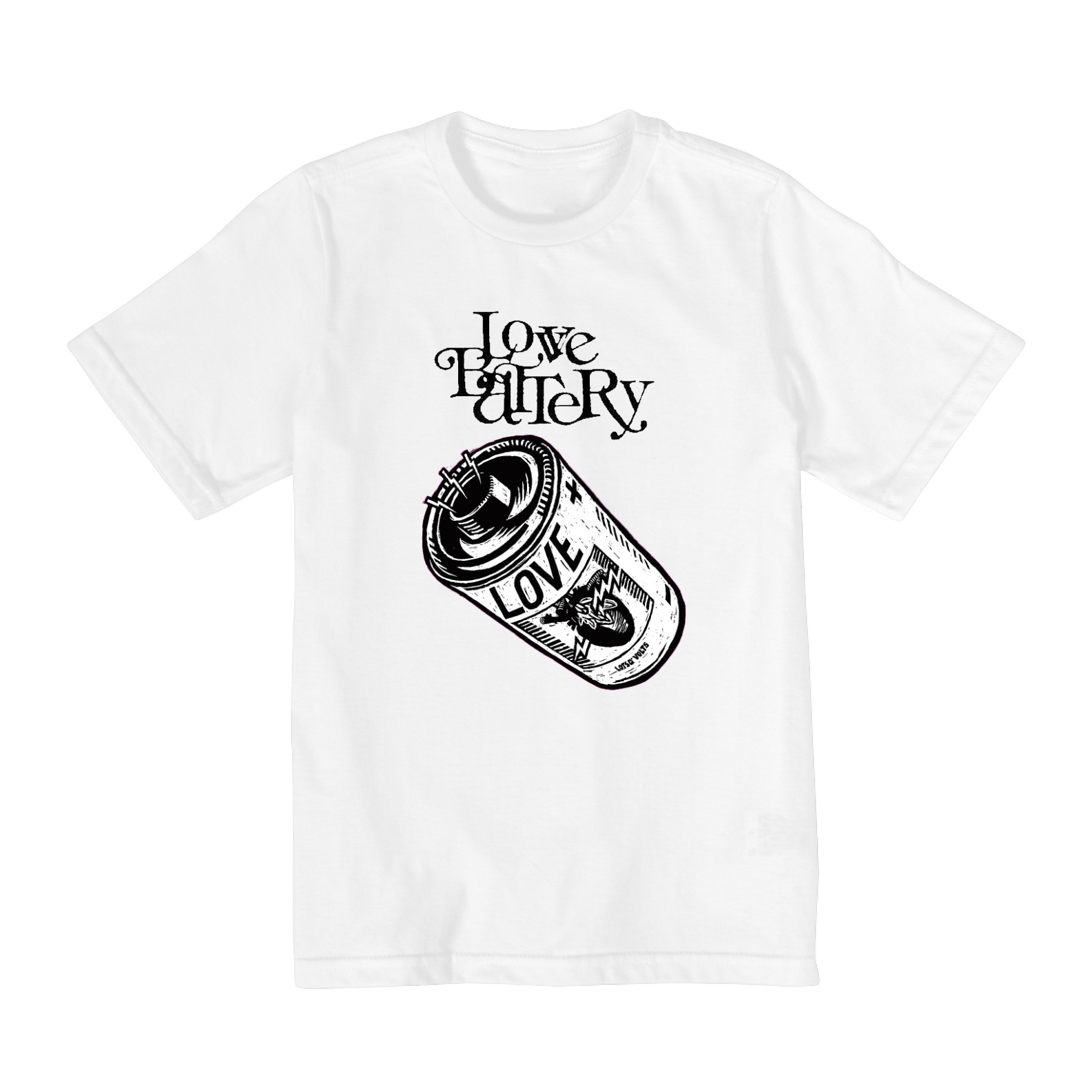 Nome do produto: Camiseta Infantil 10 a 14 anos - Bandas - Love Battery