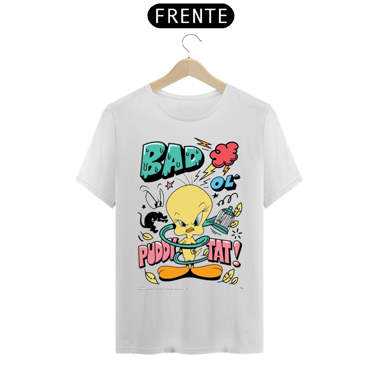 Nome do produto: T-Shirt Prime - Coleção Nostalgia - Piu-piu