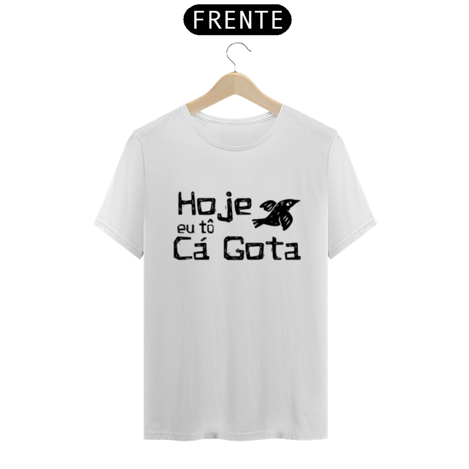 Nome do produto: T.Shirt Prime - Colecão Cordel - Estampa * Hoje eu tô cá gota*