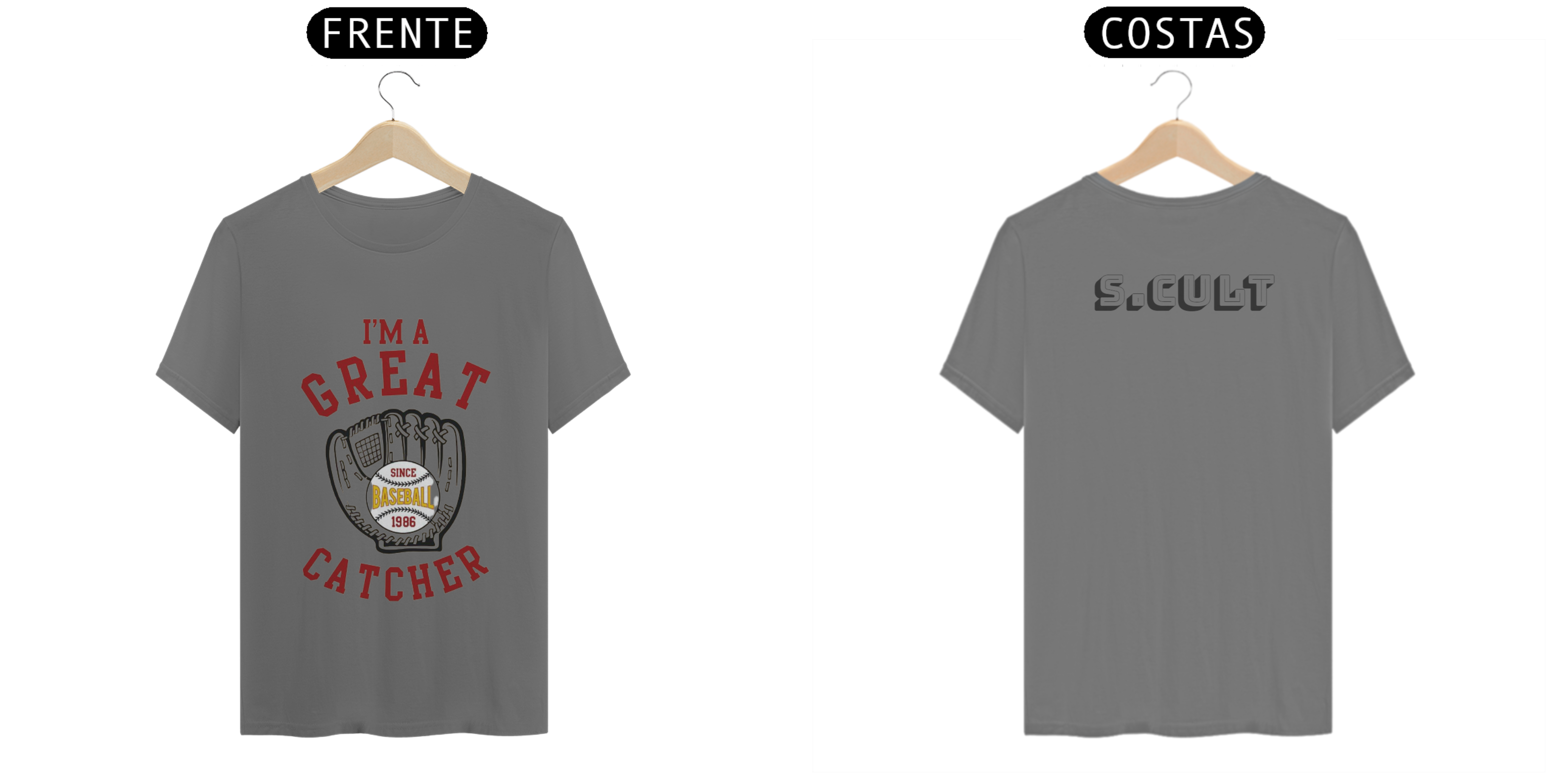 Nome do produto: T-Shirt Estonada- Coleção Streetwear- Estampa Baseball