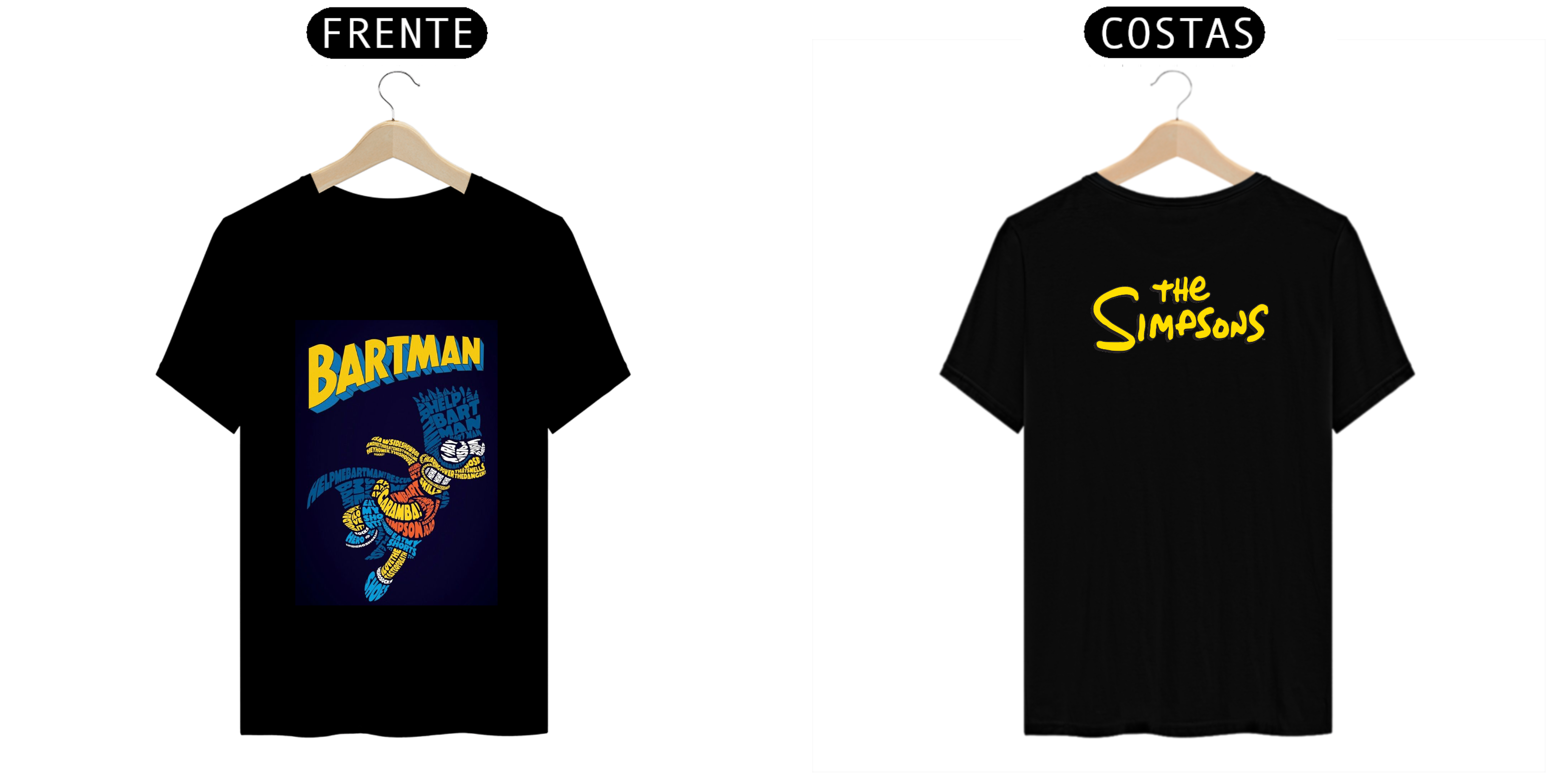 Nome do produto: T.Shirt Prime - Coleção The Simpsons - Bartman