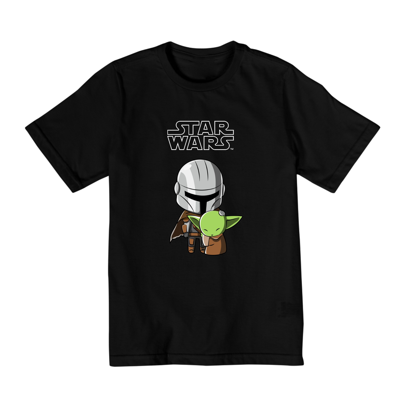 Nome do produto: Coleção Star Wars - Camiseta infantil 02 a 08 anos - 