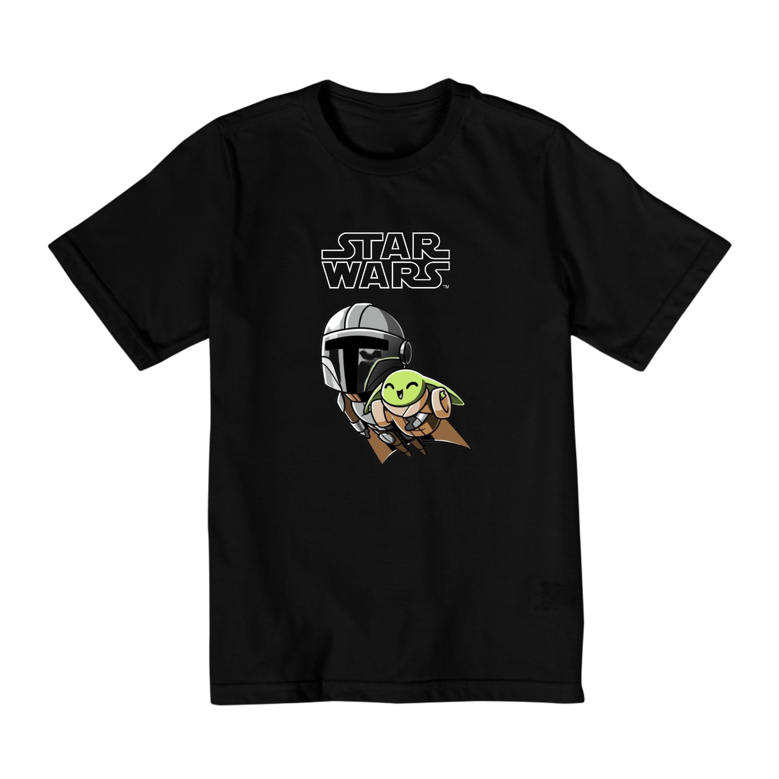 Nome do produto: Coleção Star Wars - Camiseta infantil 02 a 08 anos - 