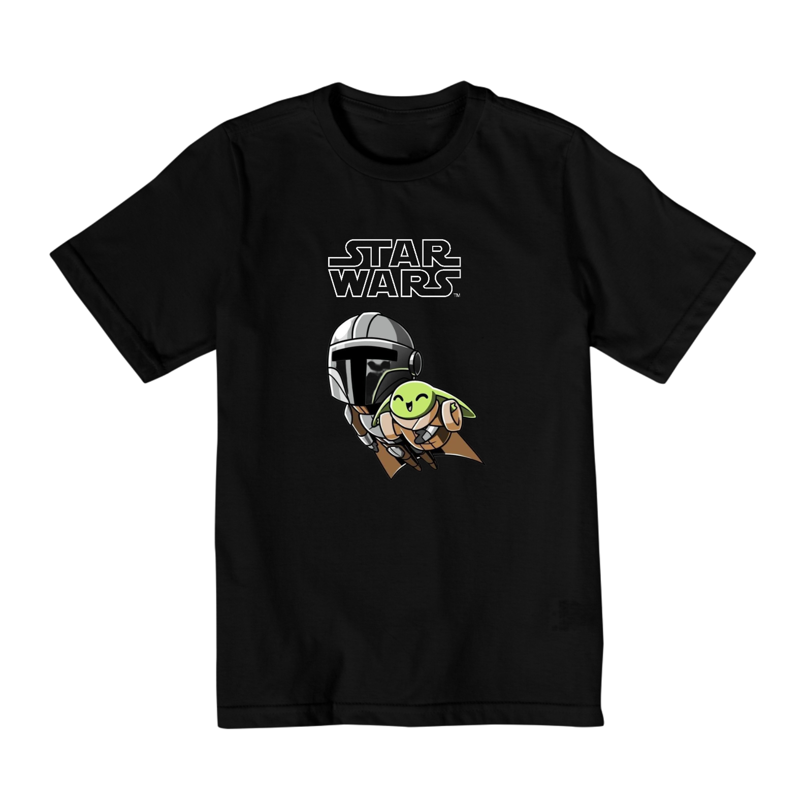 Nome do produto: Coleção Star Wars - Camiseta infantil 10 a 14 anos -
