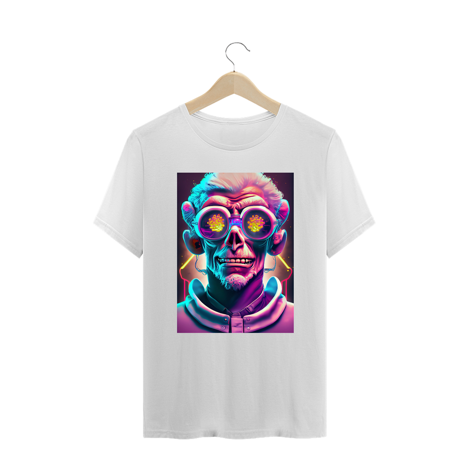 Nome do produto: Camiseta Oversized Cientista Alucinógena Colection