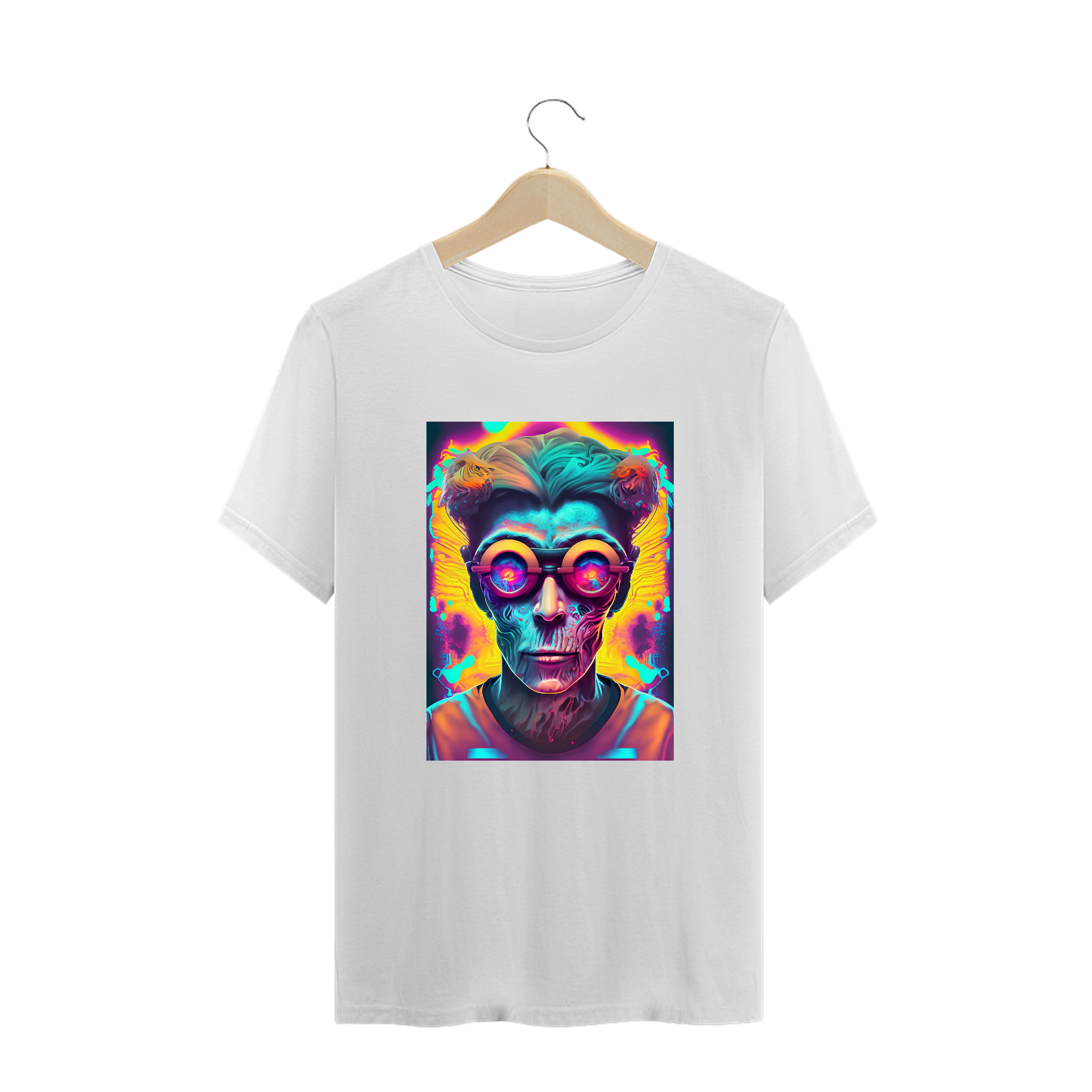 Nome do produto: Camiseta Oversized Óculos Universo Alucinógena Colection