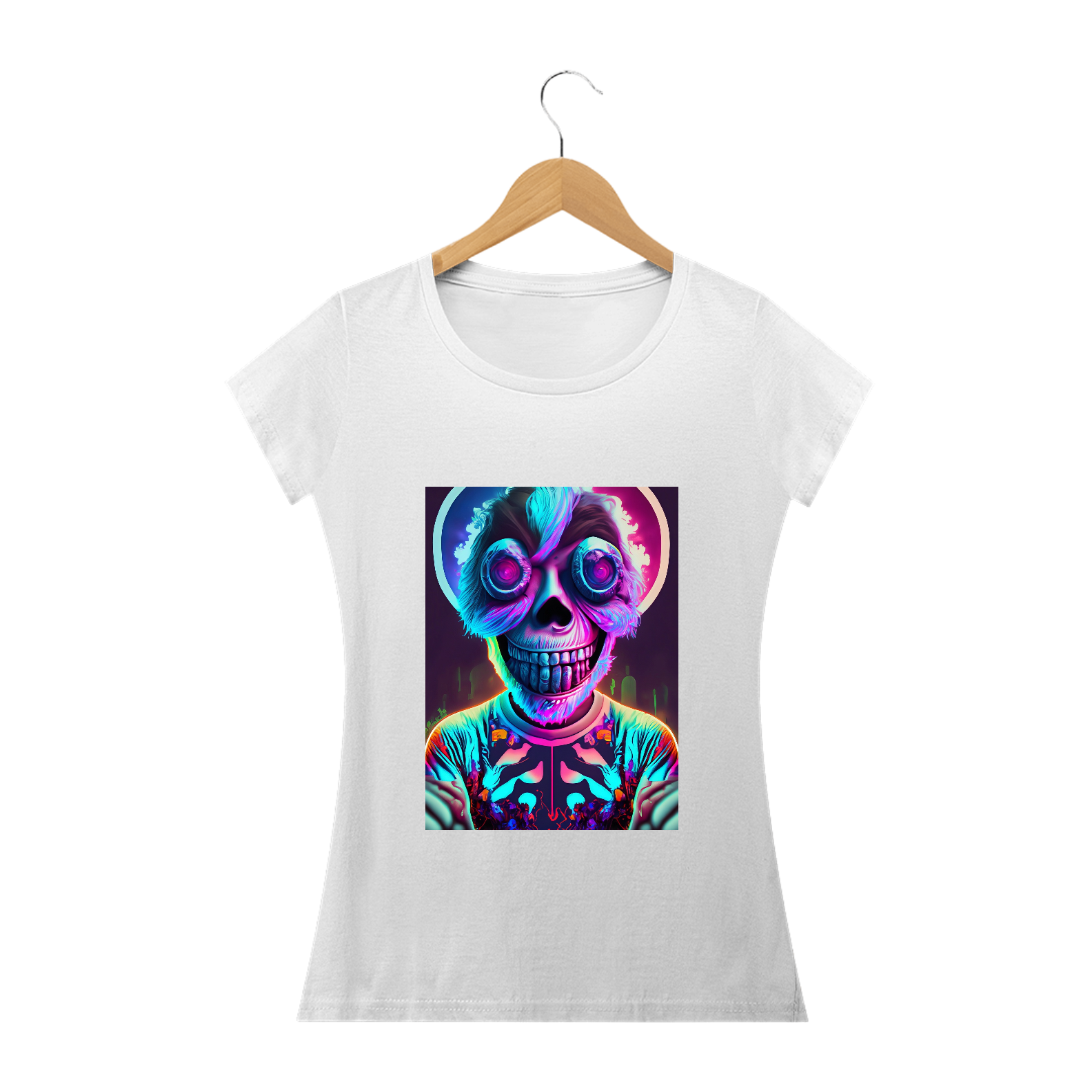 Nome do produto: Camiseta Baby Long Monstrengo Psicodélico Alucinógena Colection