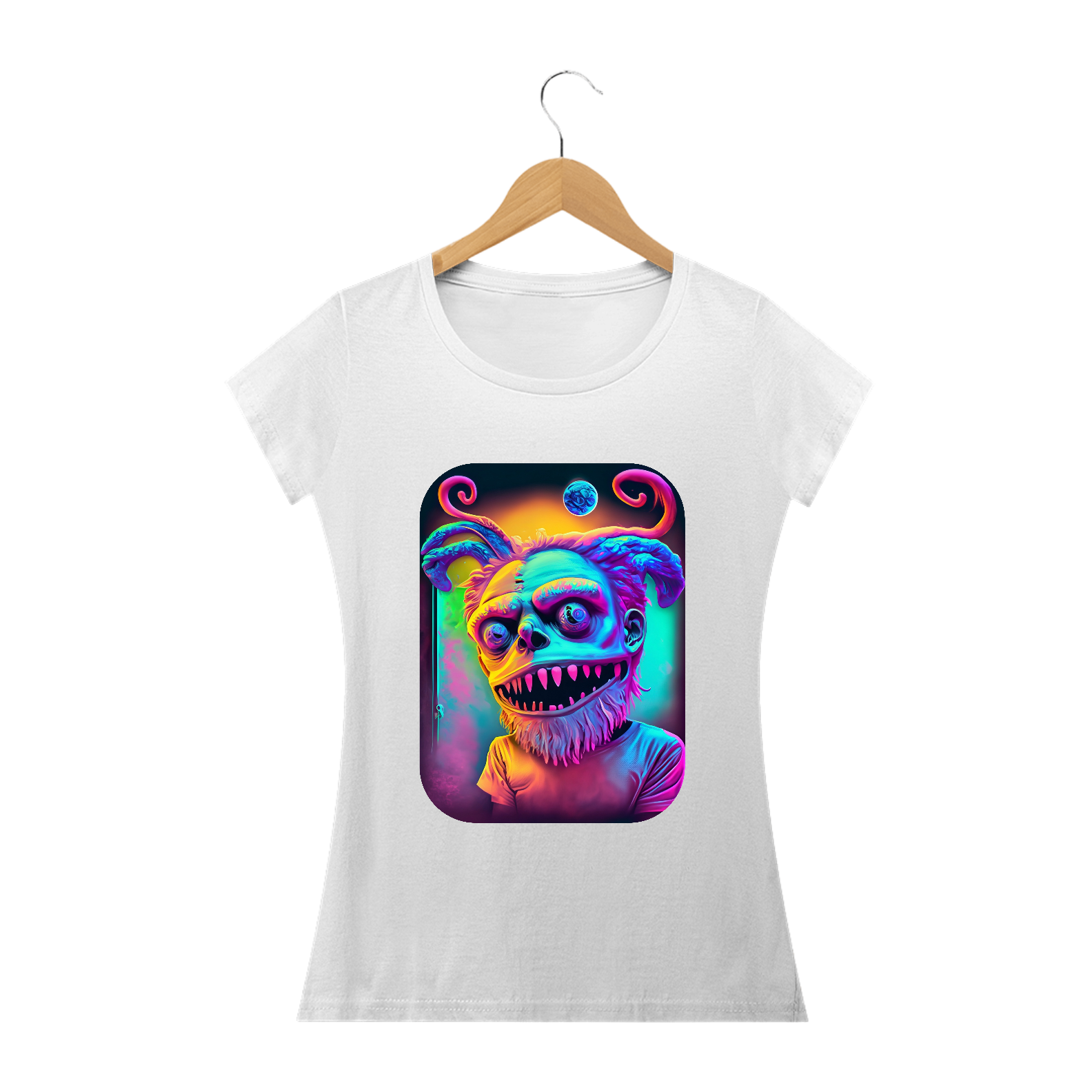 Nome do produto: Camiseta Baby Long Vai Um Docinho Ai Alucinógena Colection