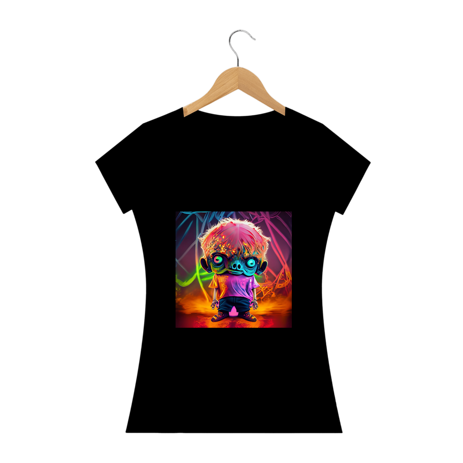 Nome do produto: Camiseta Baby Long Alienígena Alucinógena Colection