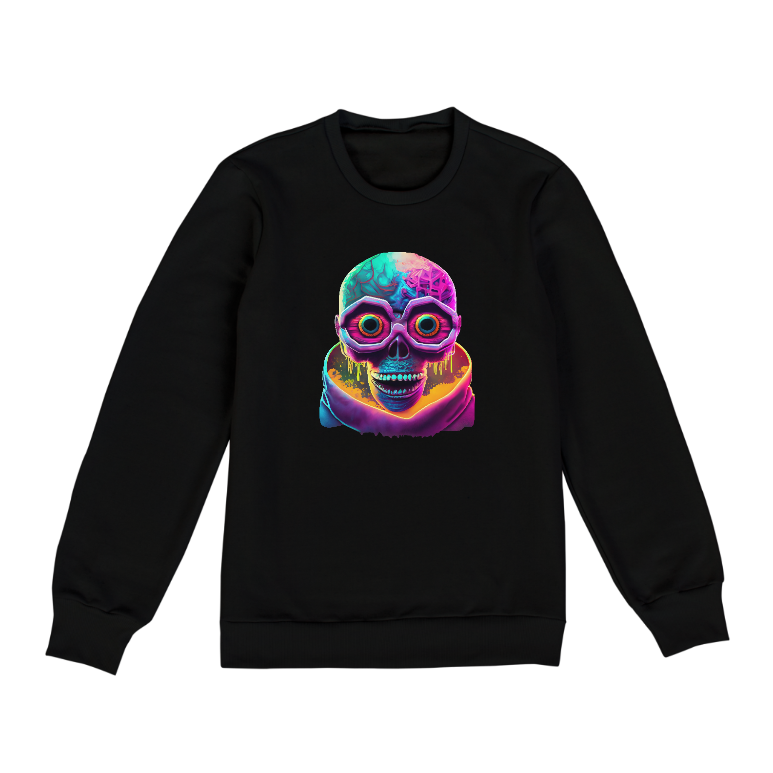 Nome do produto: Blusa Caveira Alienígena Alucinógena Colection