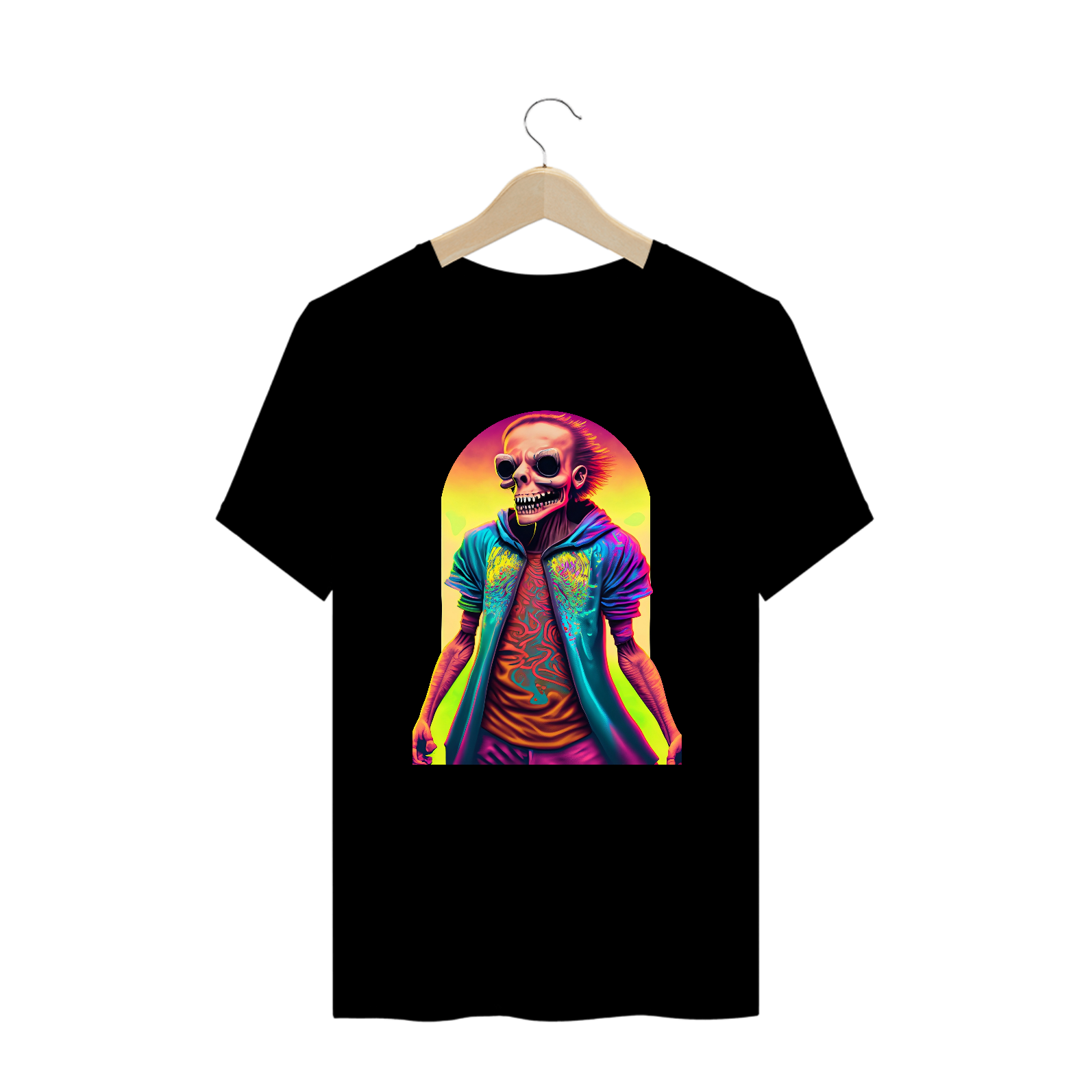 Nome do produto: Camiseta Oversized Caveira Portal Alucinógena Colection