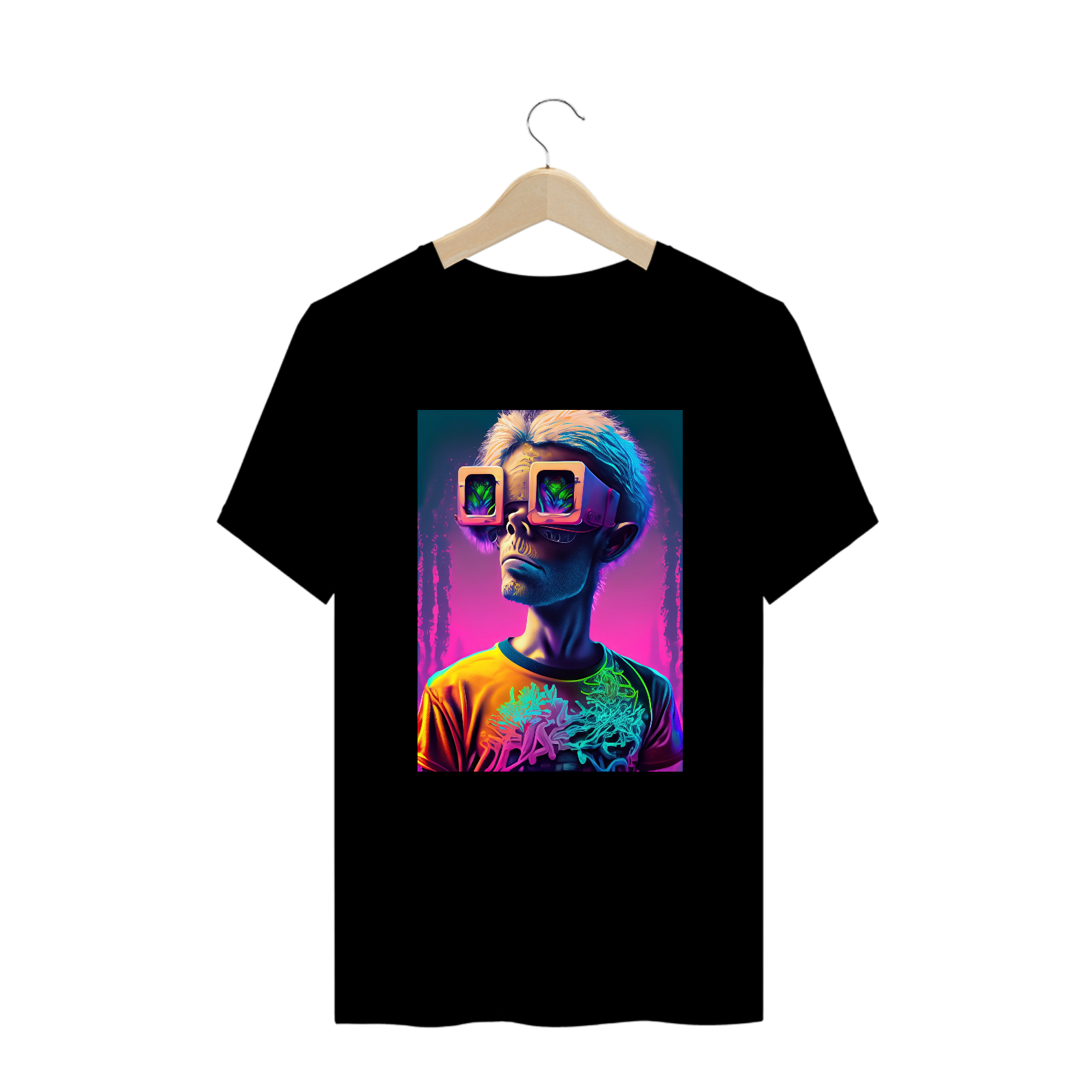 Nome do produto: Camiseta Oversized Óculos da Vida Alucinógena Colection