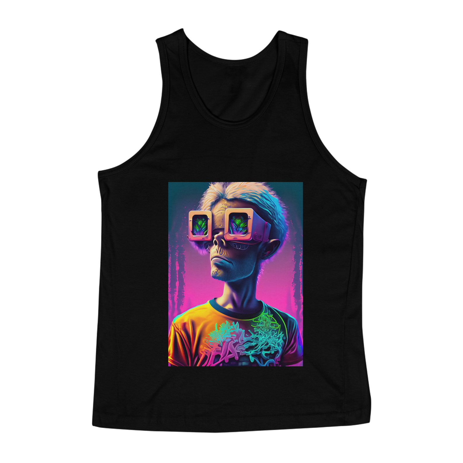 Nome do produto: Regata Classic Óculos da Vida Alucinógena Colection